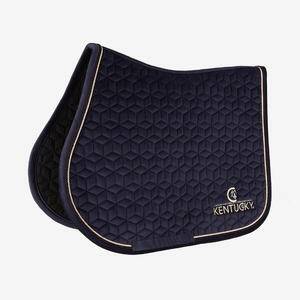 Mantilla Silla Equitación Kentucky Velvet Azul Marino