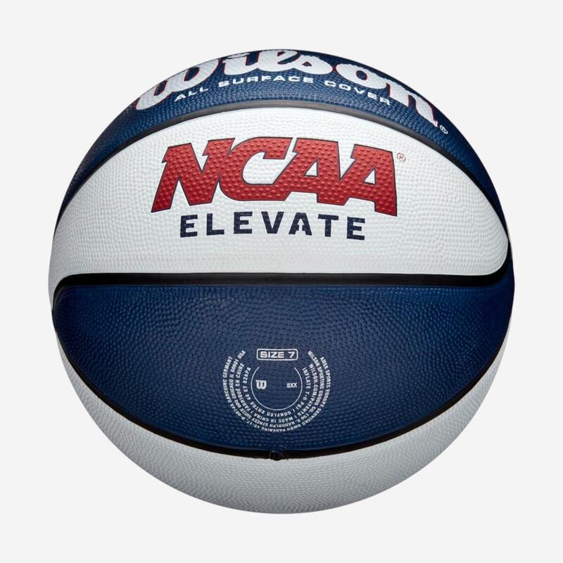 Minge de baschet mărimea 7 - WILSON NCAA Elevate albastru, alb și roșu