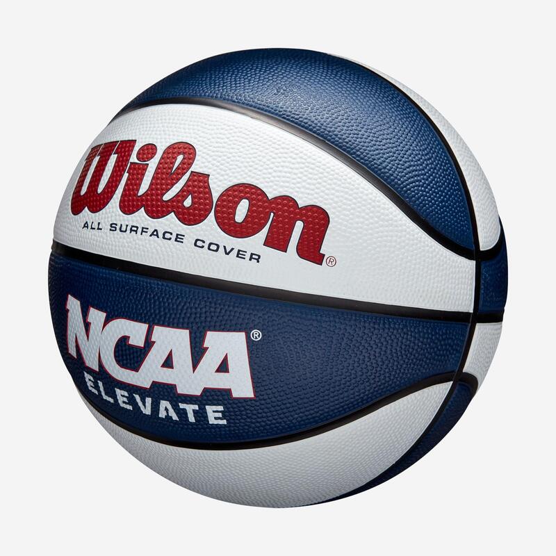Minge de baschet mărimea 7 - WILSON NCAA Elevate albastru, alb și roșu