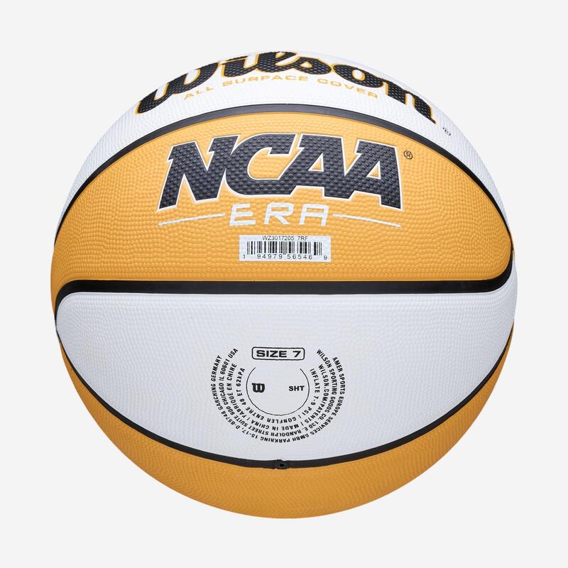 Minge de baschet mărimea 7 - WILSON NCAA Era portocaliu și alb