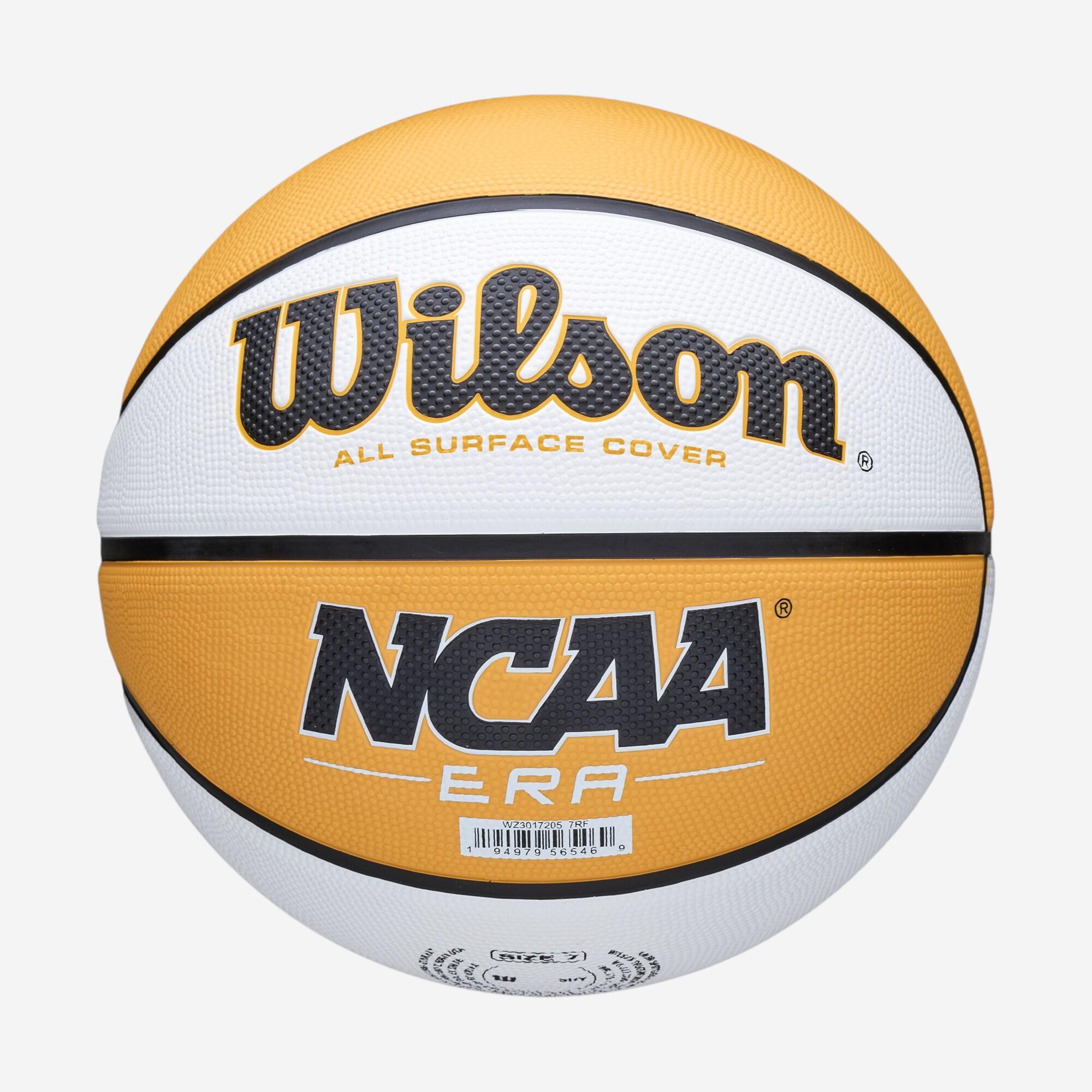 Pallone basket Wilson NCAA ERA taglia 7 arancione-bianco 5/7