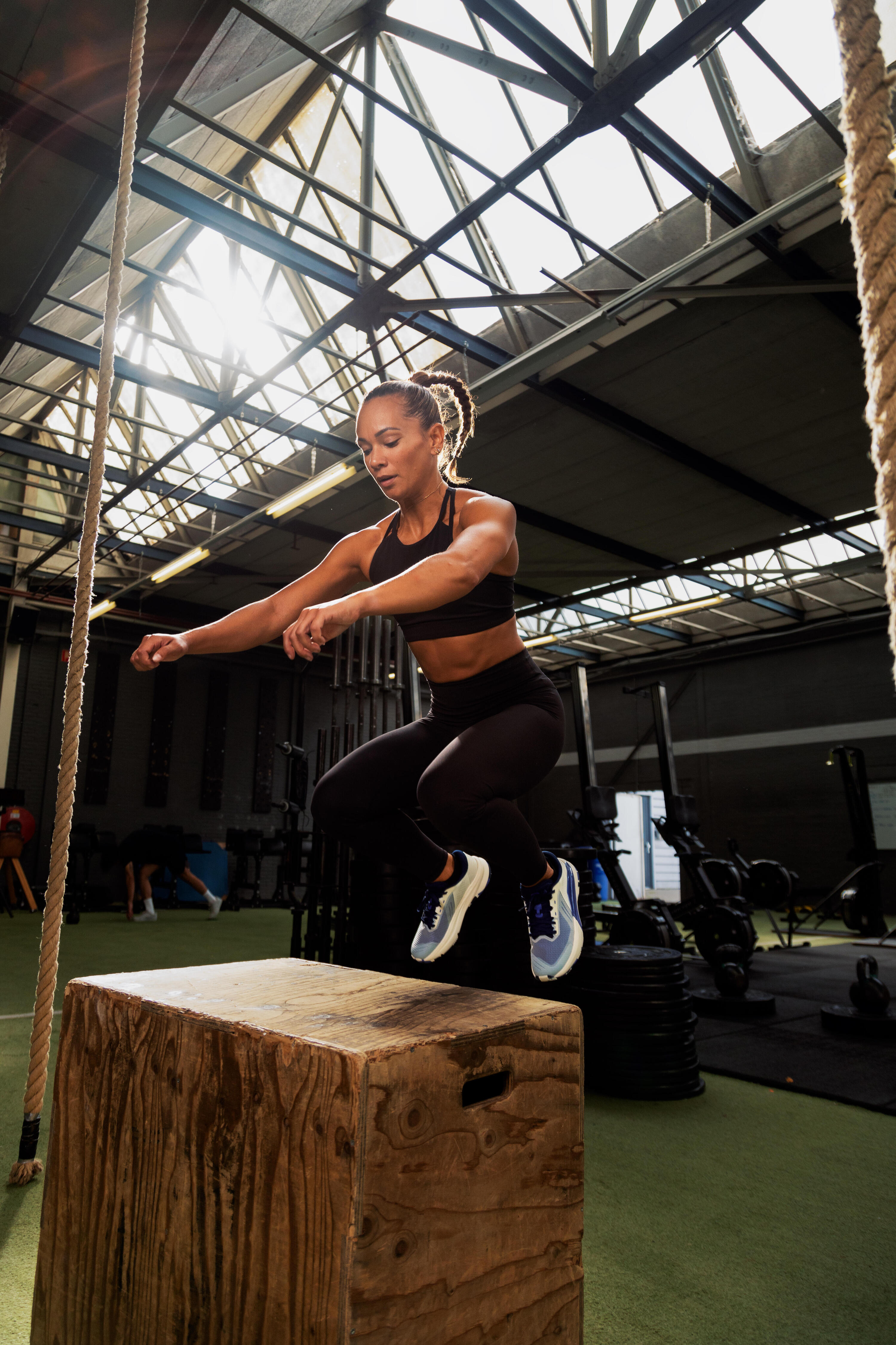 Chaussures de fitness et training maintien et stabilité femme, Energy+ violet 6/10
