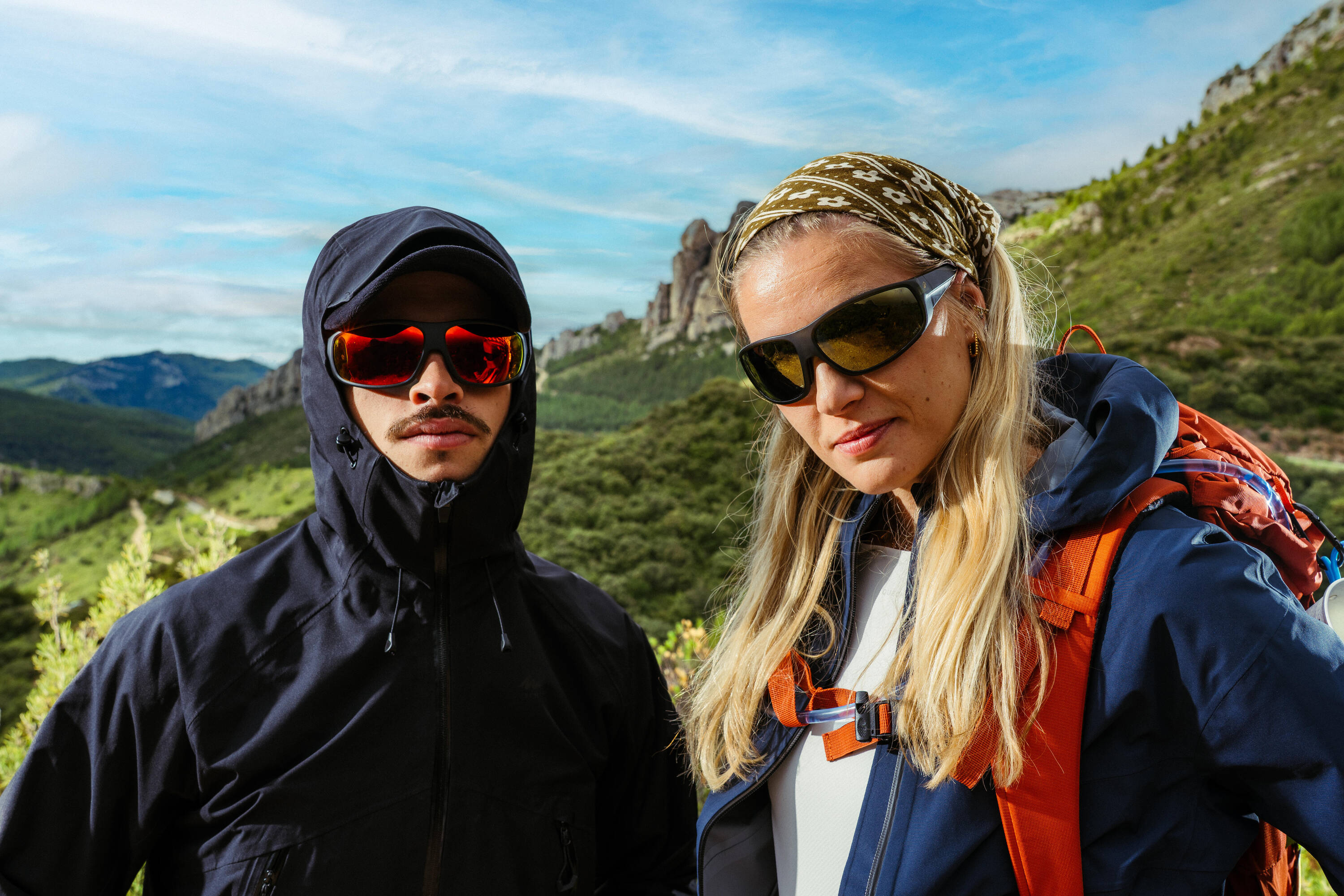 Category 4 polarised sports sunglasses, Explore 500 BLD -  5