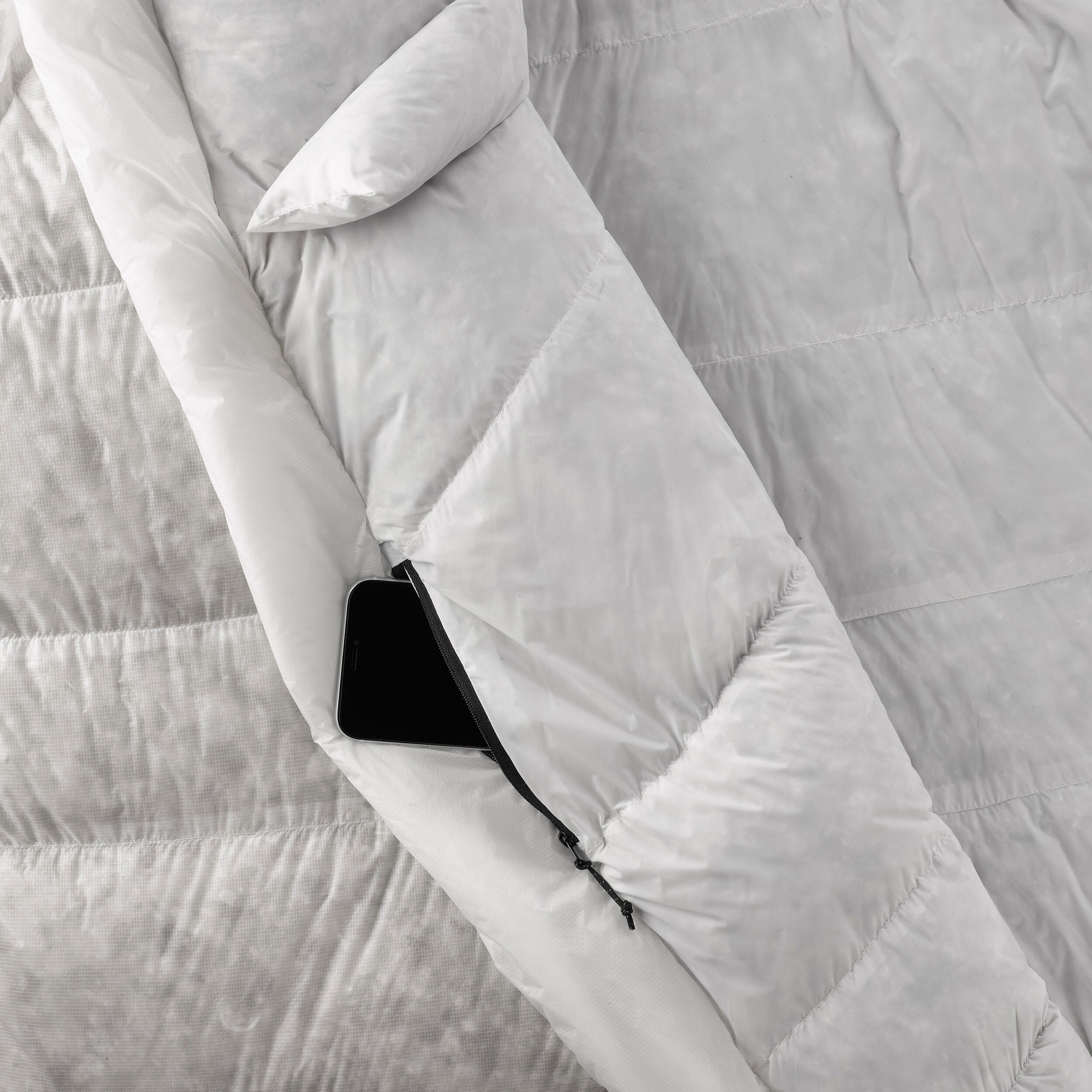 0°C Daunen-Trekking-Schlafsack, leicht und klein verpackbar, MT900 Undyed 7/7