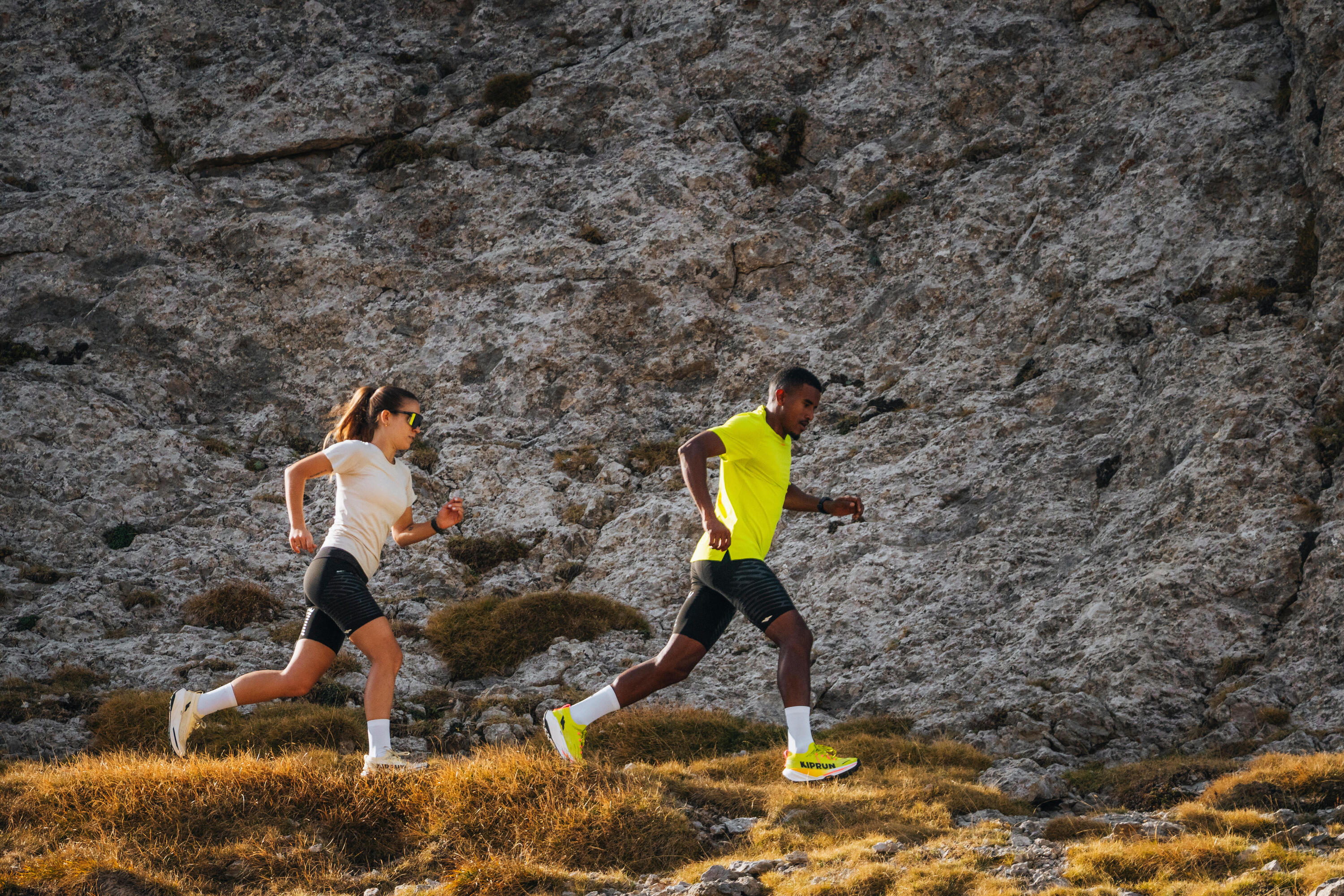Scarpe trail uomo KIPSUMMIT RACE con piastra in carbonio verdi 13/15