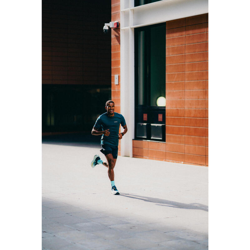 Tricou de alergare Kiprun Run 900 Light Albastru Bărbați