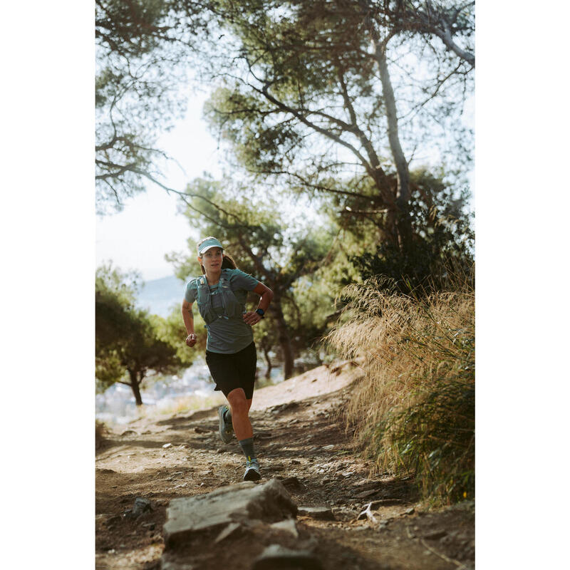 Încălțăminte de alergare trail, Kiprun Kipsummit verde damă