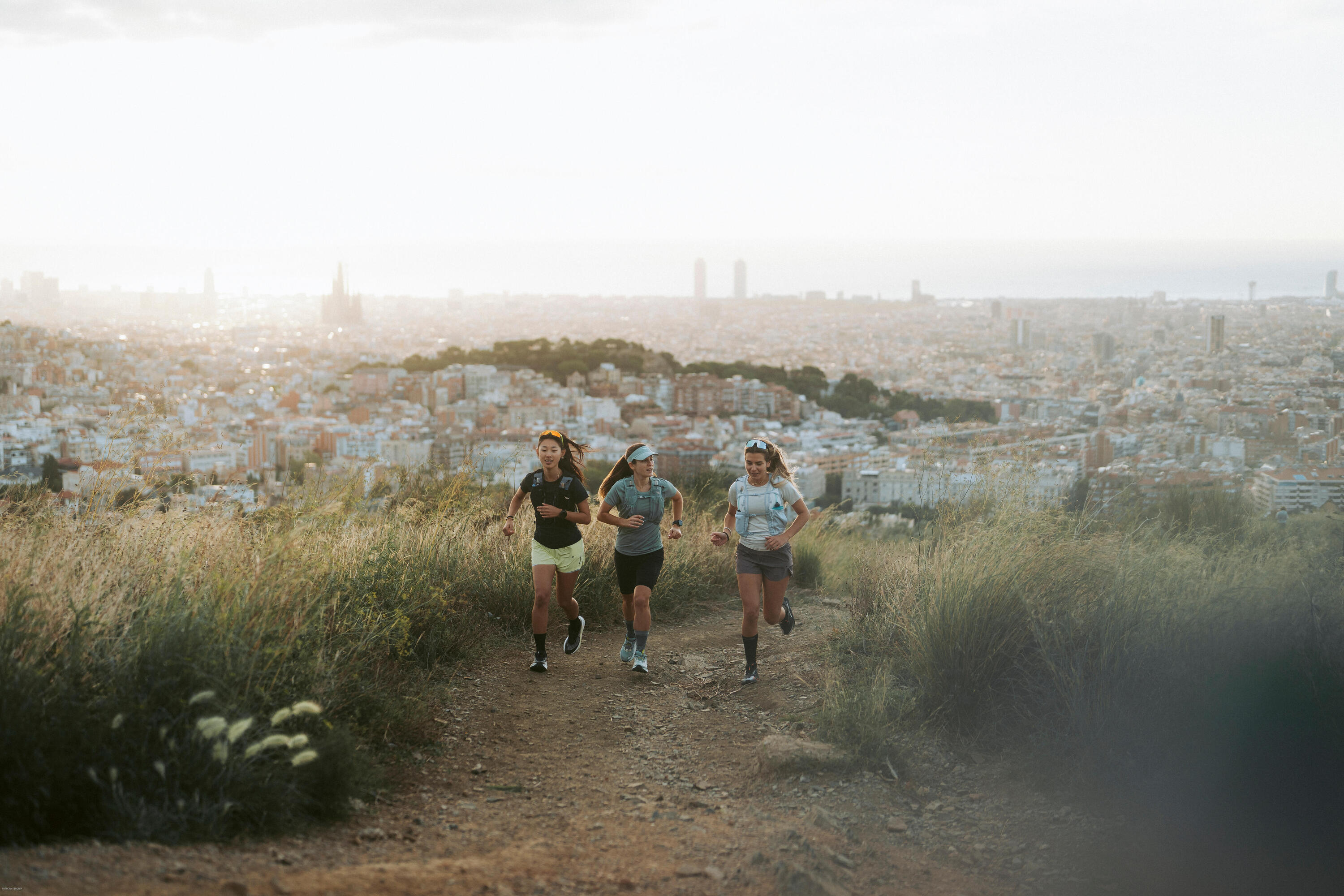 Short running & trail longue distance Femme, Kiprun Run 900 marron 14/17