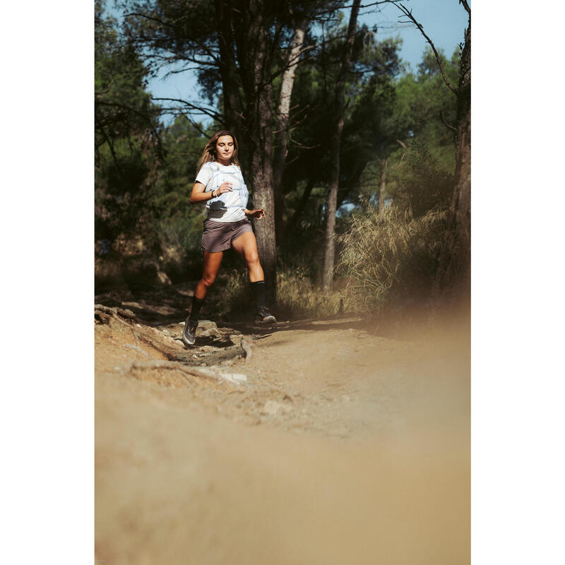 Încălțăminte impermeabilă de alergare trail, Kiprun Kipsummit WP negru roz Damă