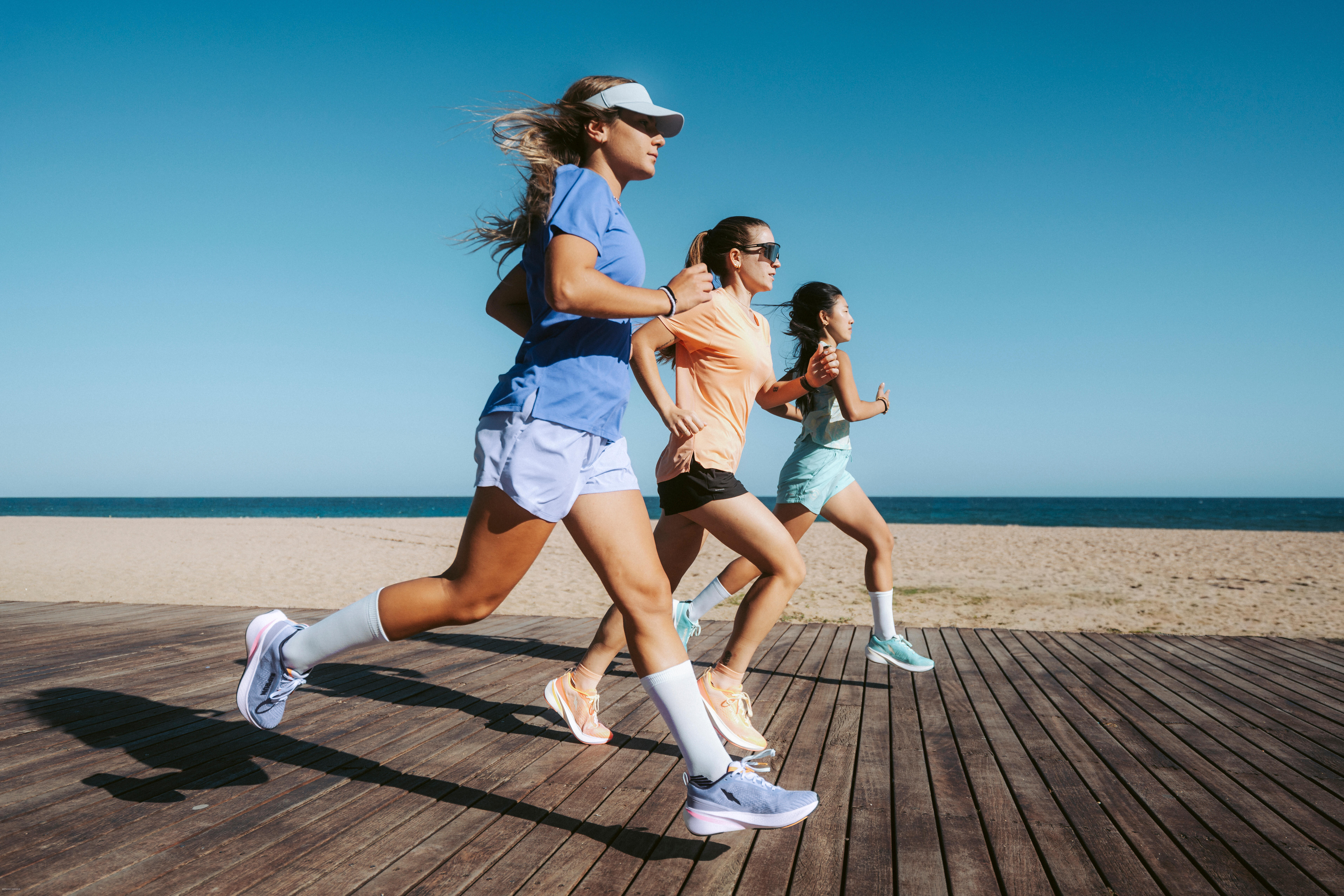 Short de course respirant femme, Run 500 Dry - KIPRUN