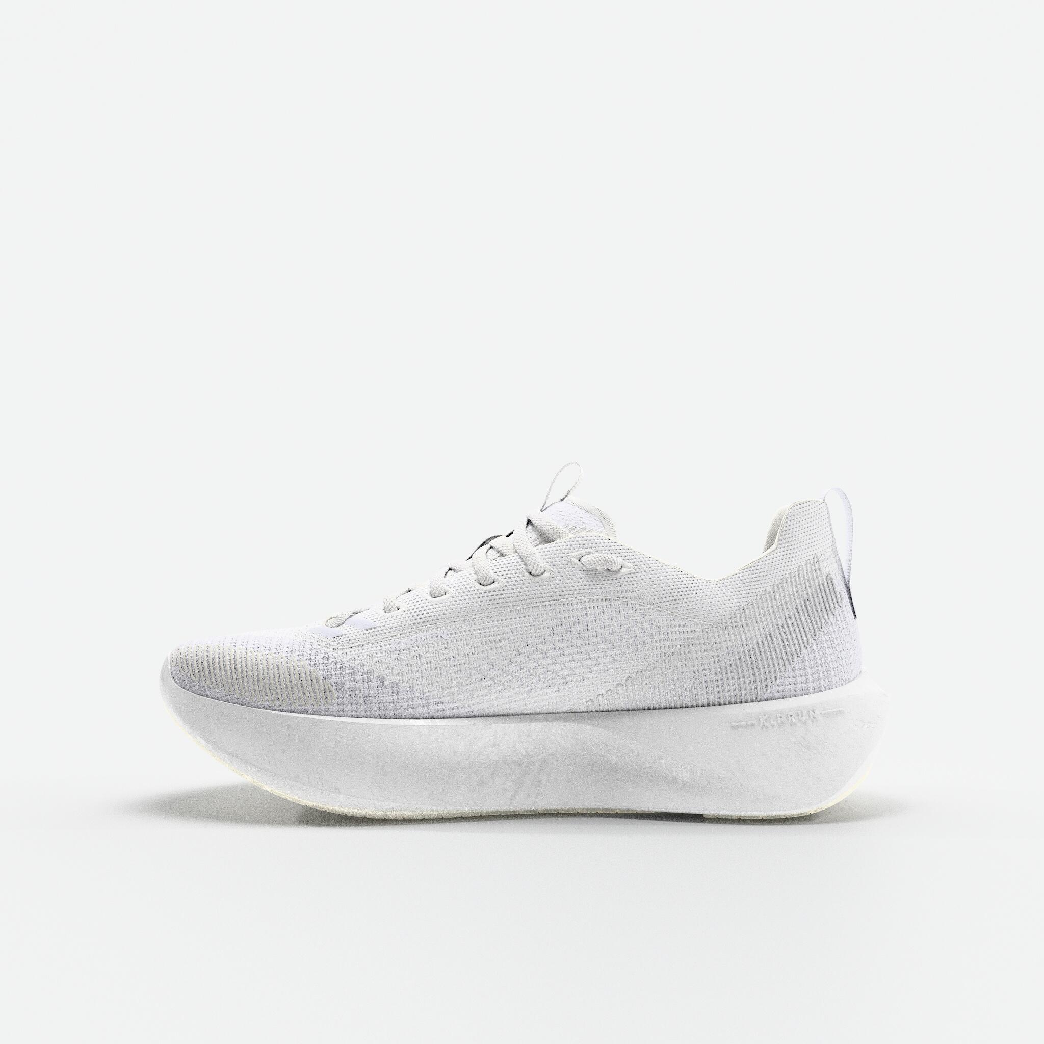 Chaussures de Running Femme - Kiprun Kipnext blanches sans teinture 4/7