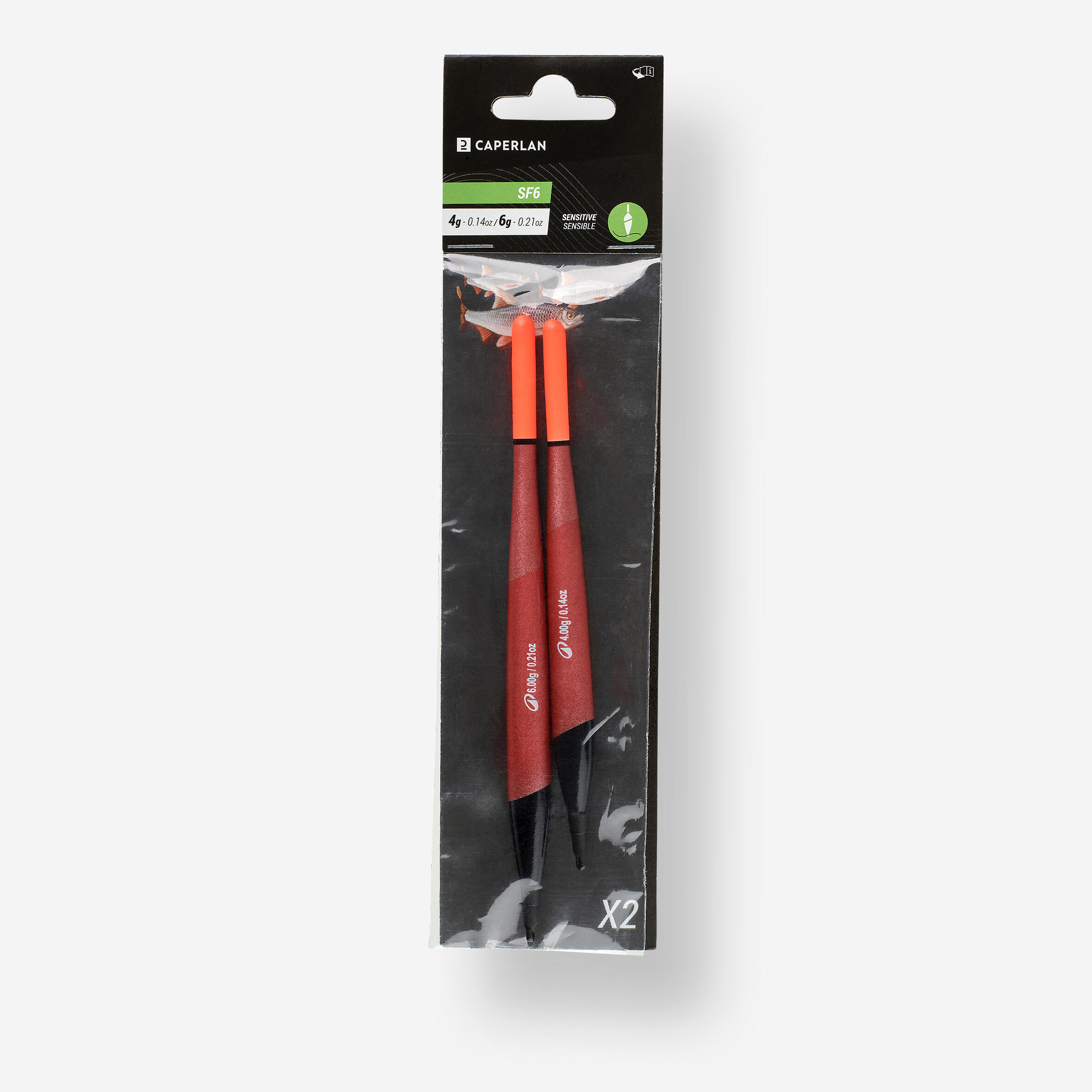 Set of two SF8 4 g and 6 g foam sliding floats 2/2