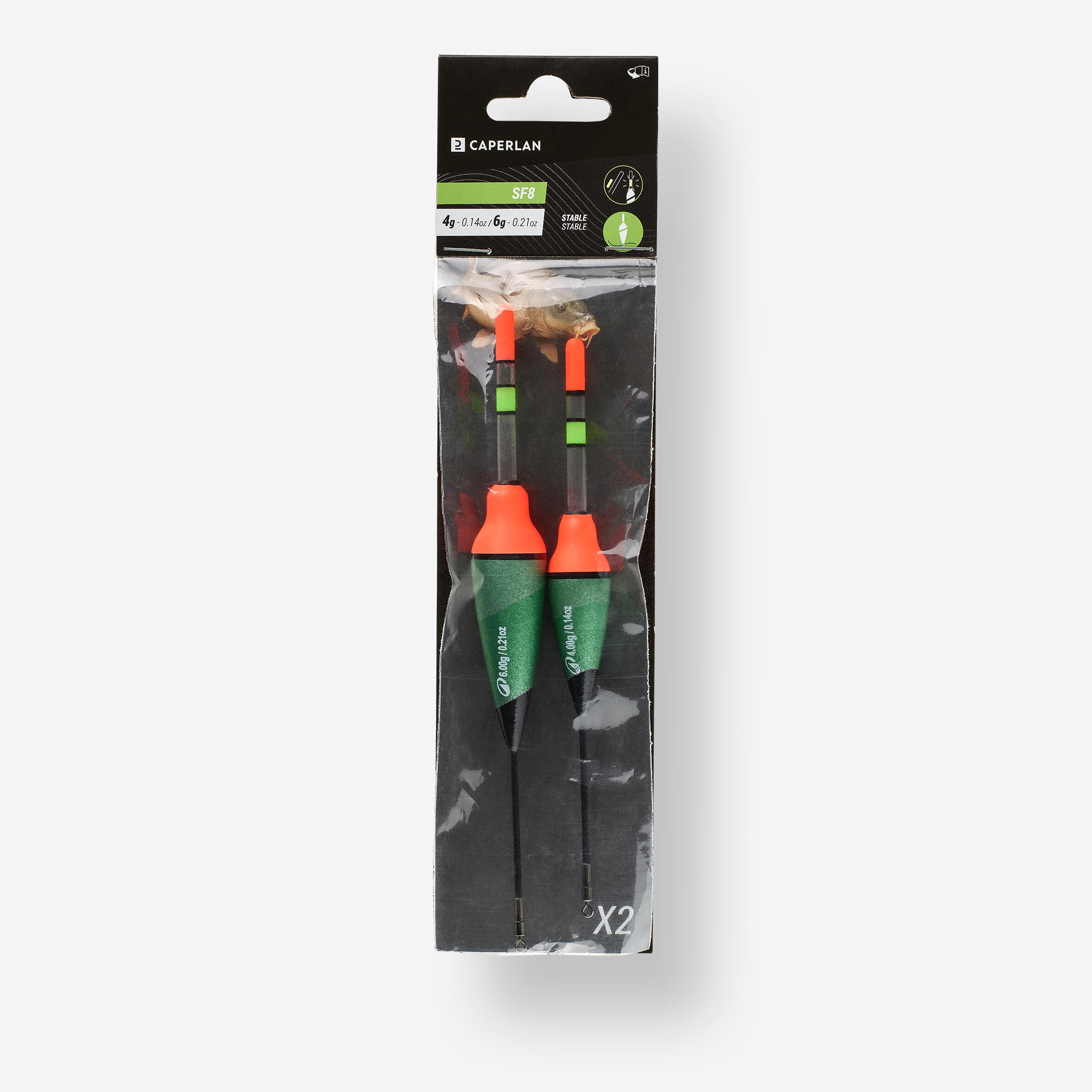 Set of two SF6 4 g and 6 g foam sliding floats 3/3