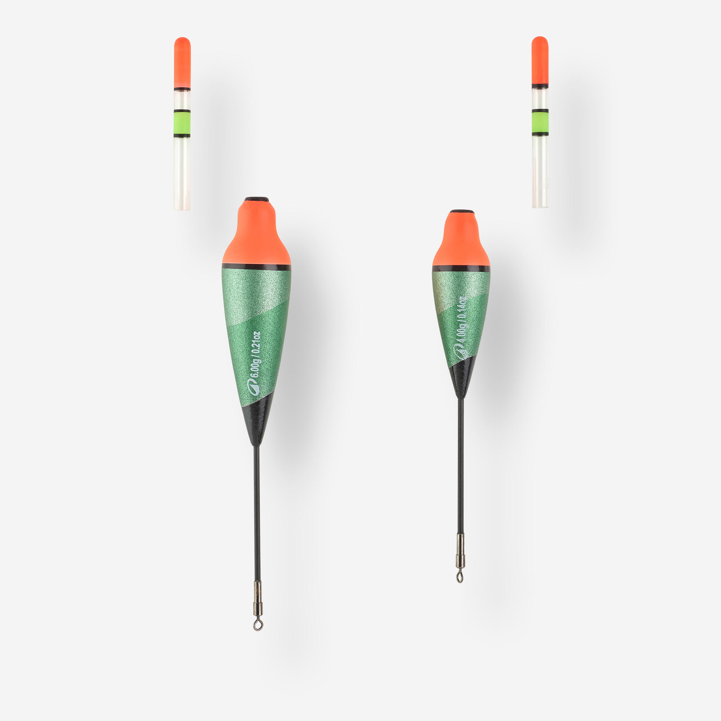 Set of two SF6 4 g and 6 g foam sliding floats 2/3