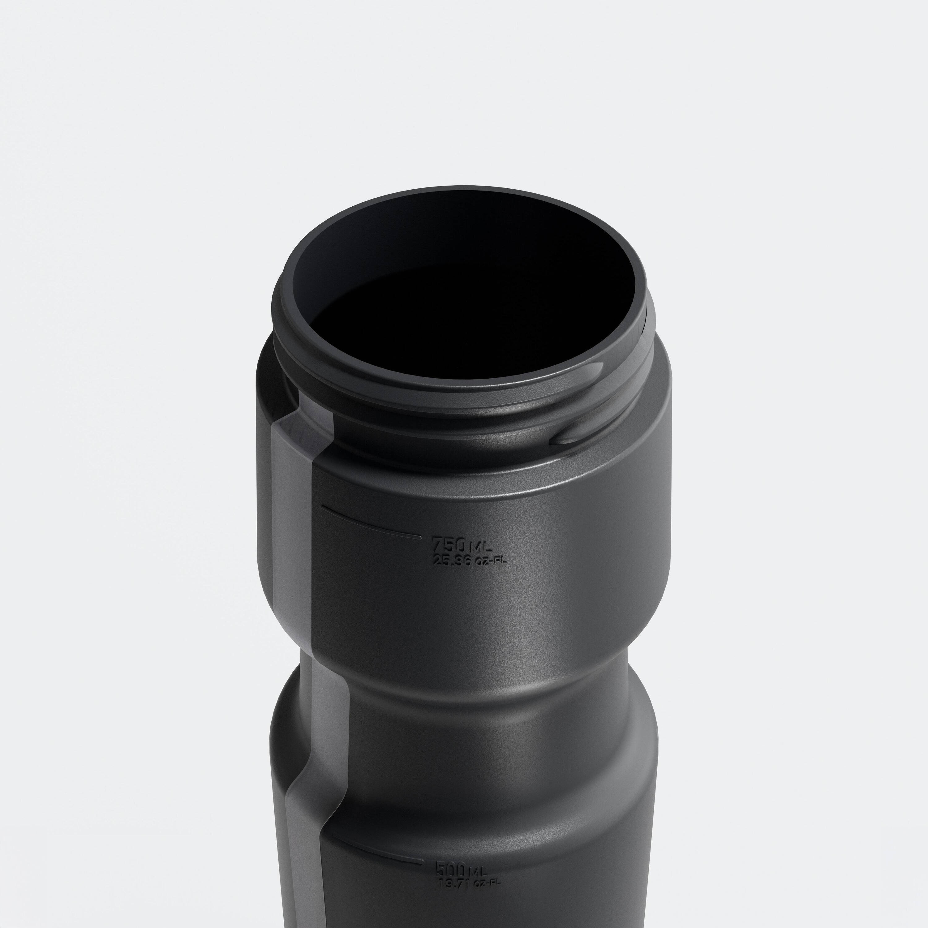 800 ml L Cycling Water Bottle SoftFlow - Black -  4