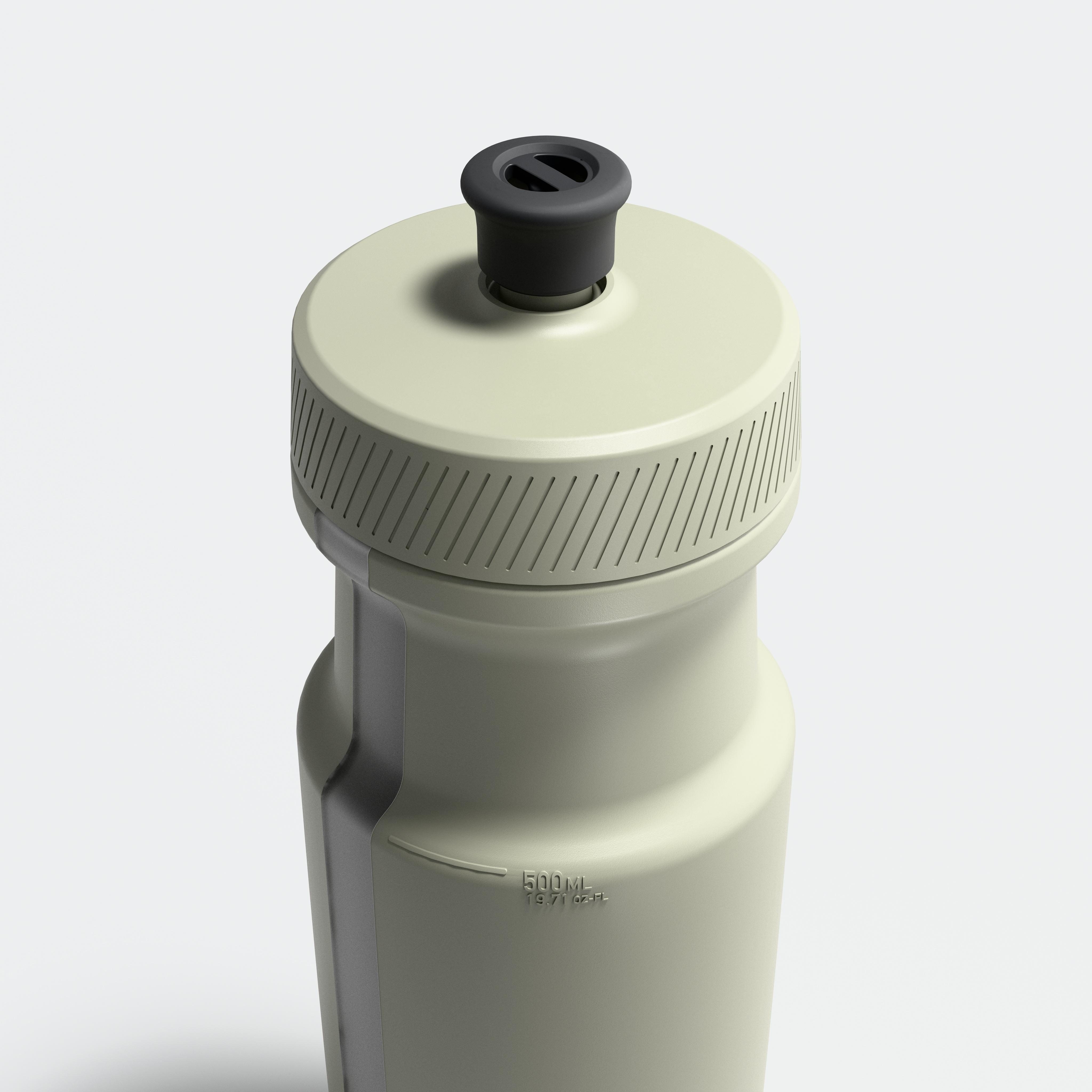 Bouteille vélo M 650ml – SoftFlow kaki - TRIBAN