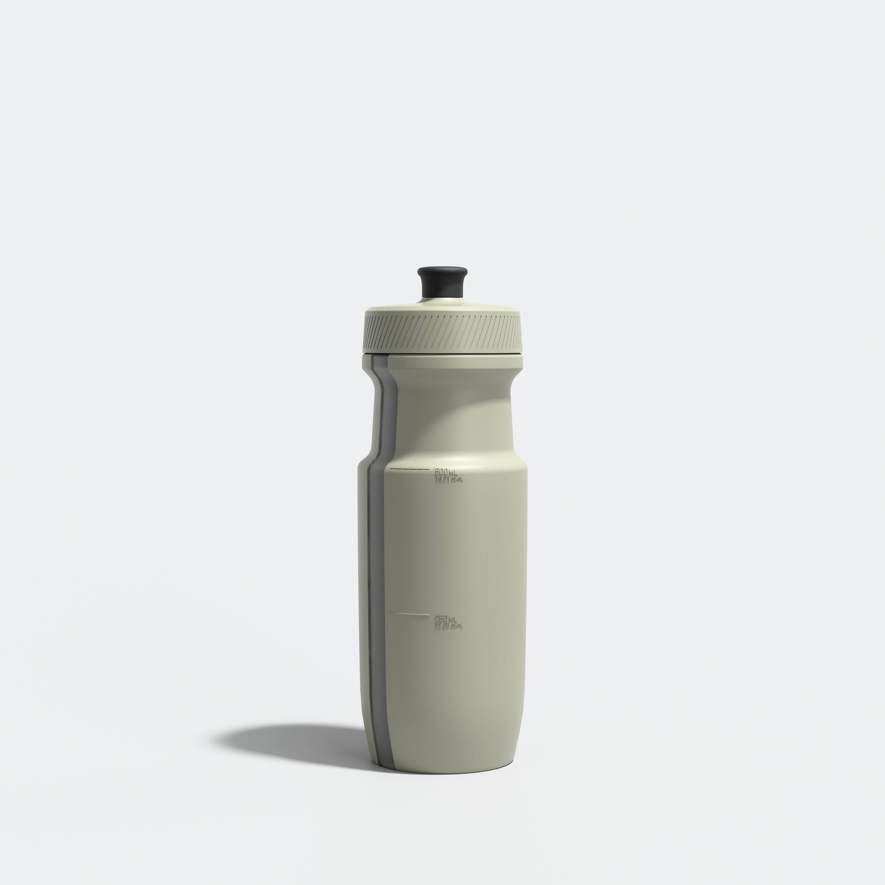 650 ml Cycling Water Bottle SoftFlow M - Khaki -  2