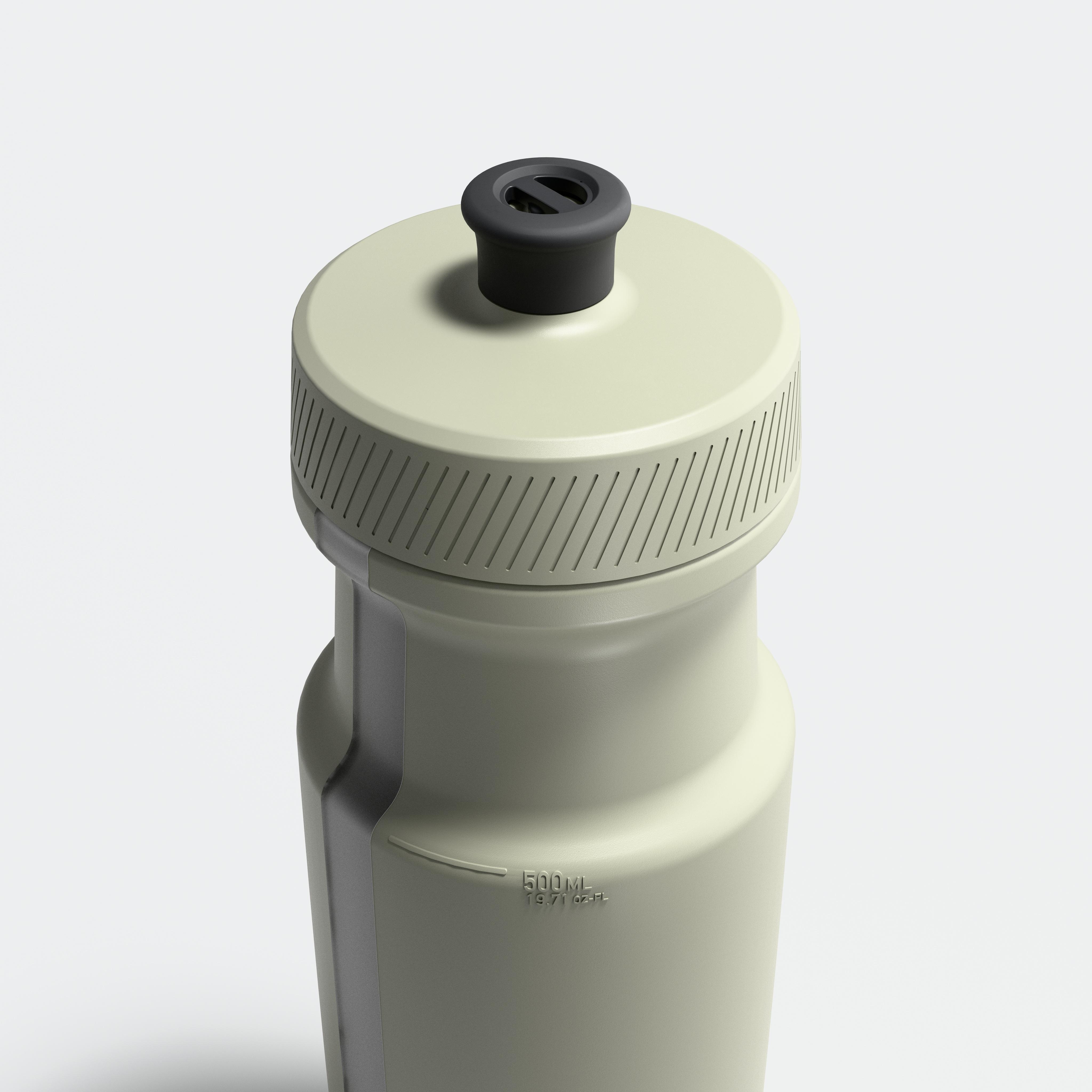 Bouteille vélo M 650ml – SoftFlow kaki - TRIBAN