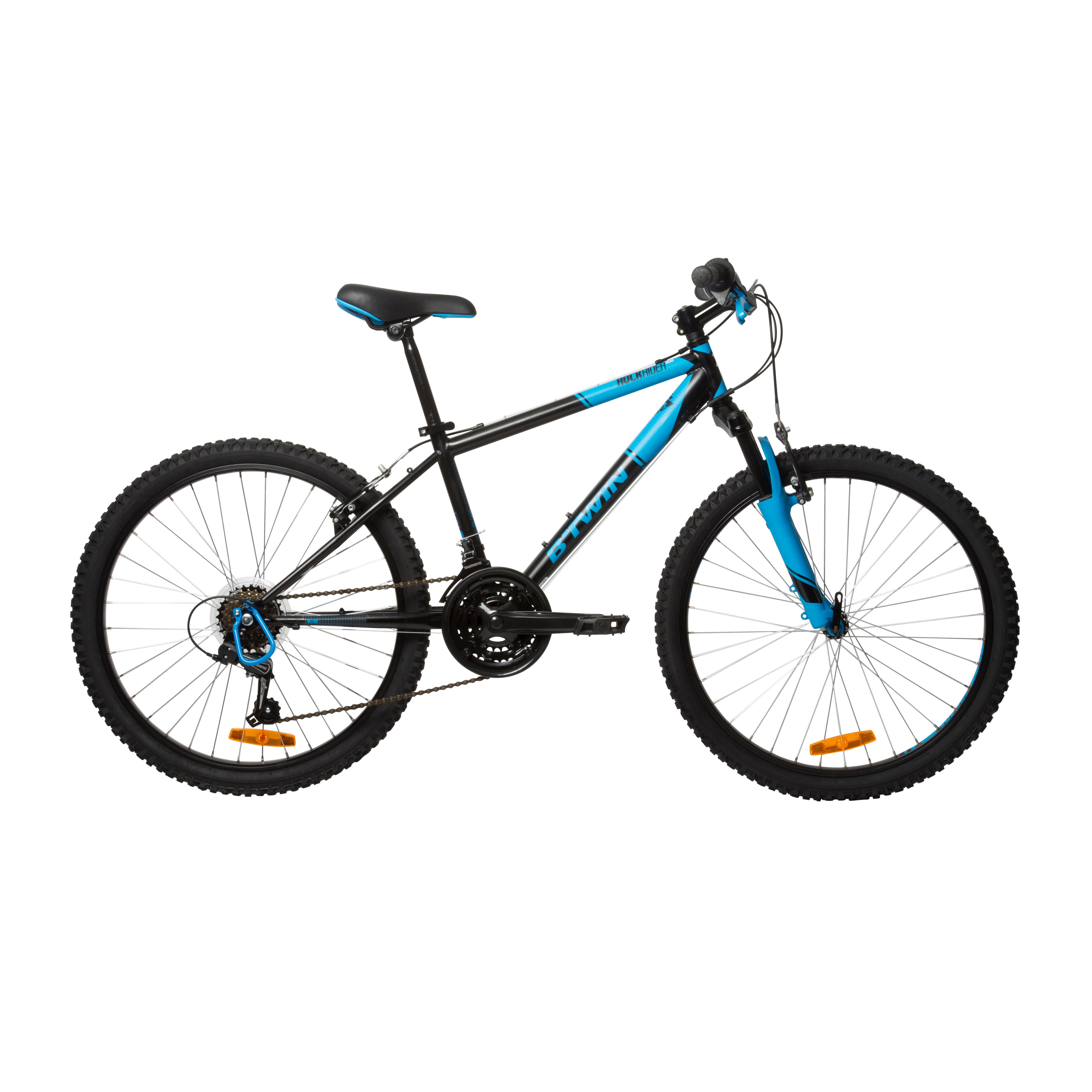 Rockrider 500 Kids' 24-Inch Mountain Bike 9-12 Years - Blue - Decathlon