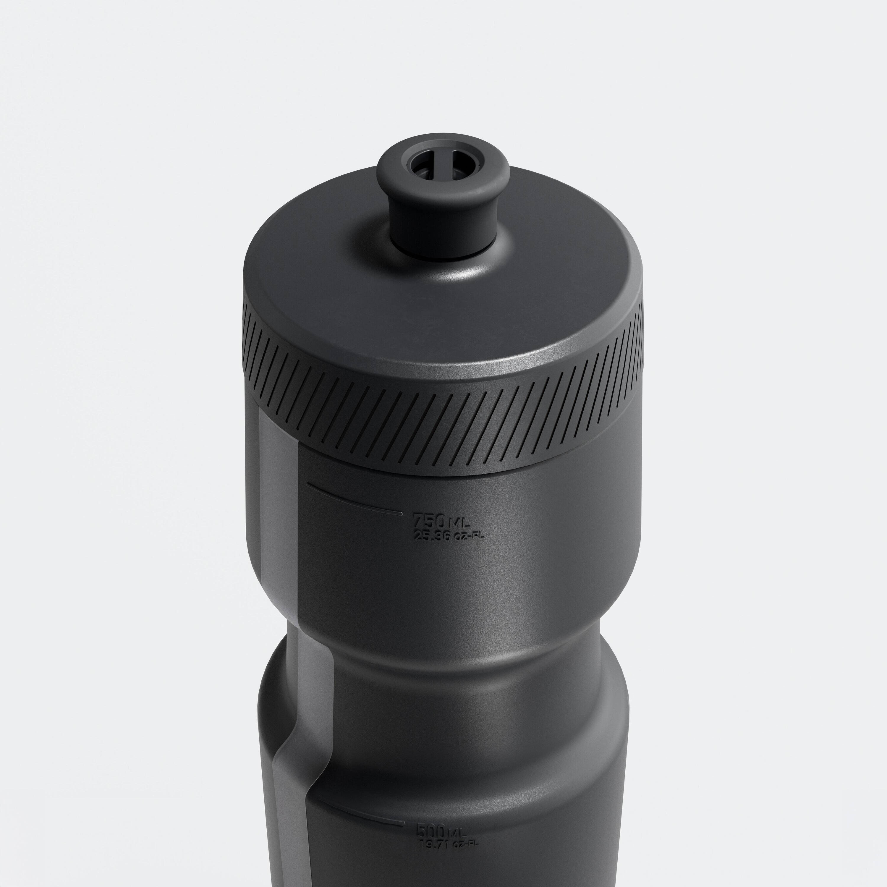 800 ml L Cycling Water Bottle SoftFlow - Black -  5