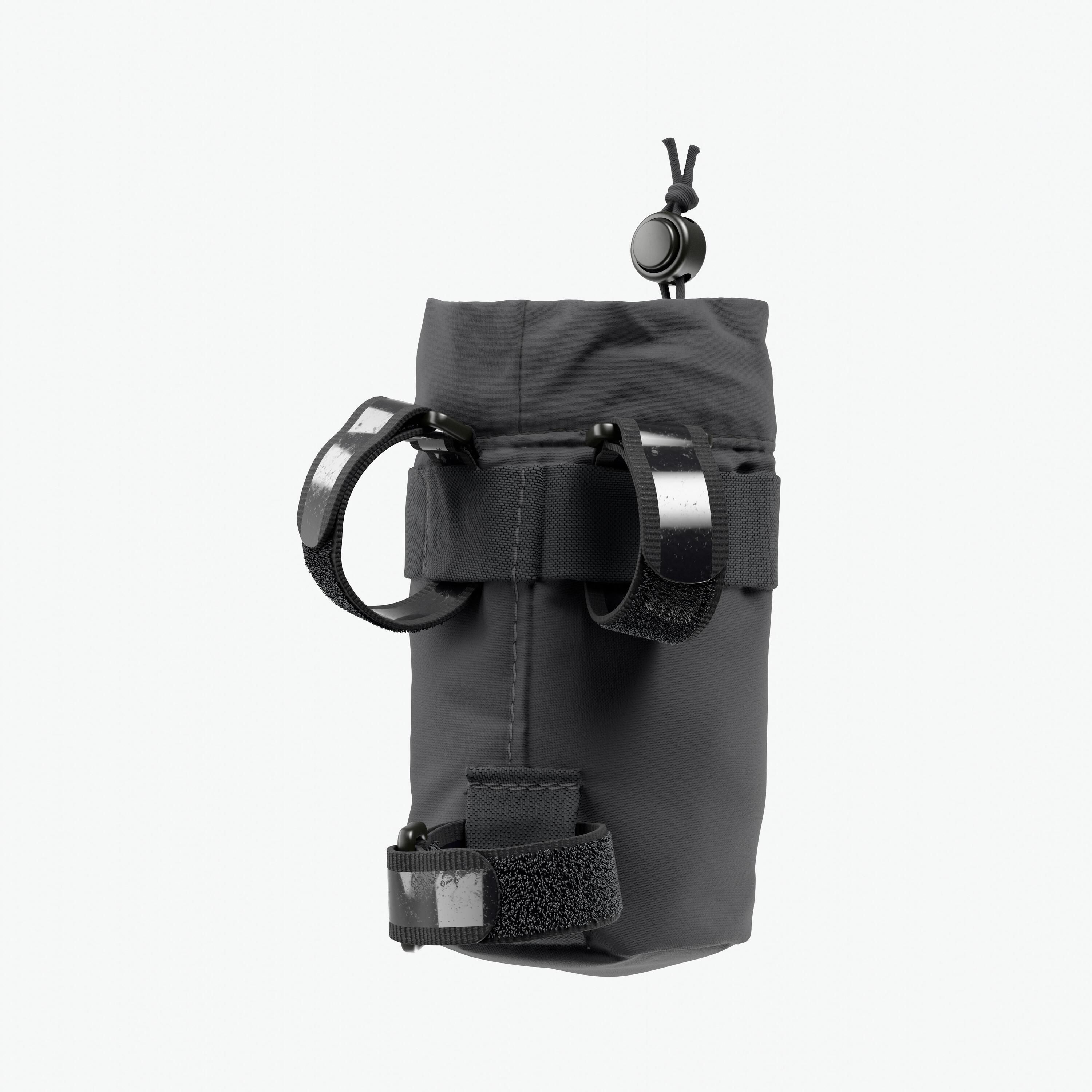 Porte-bidon de cintre de vélo en textile. 3/3