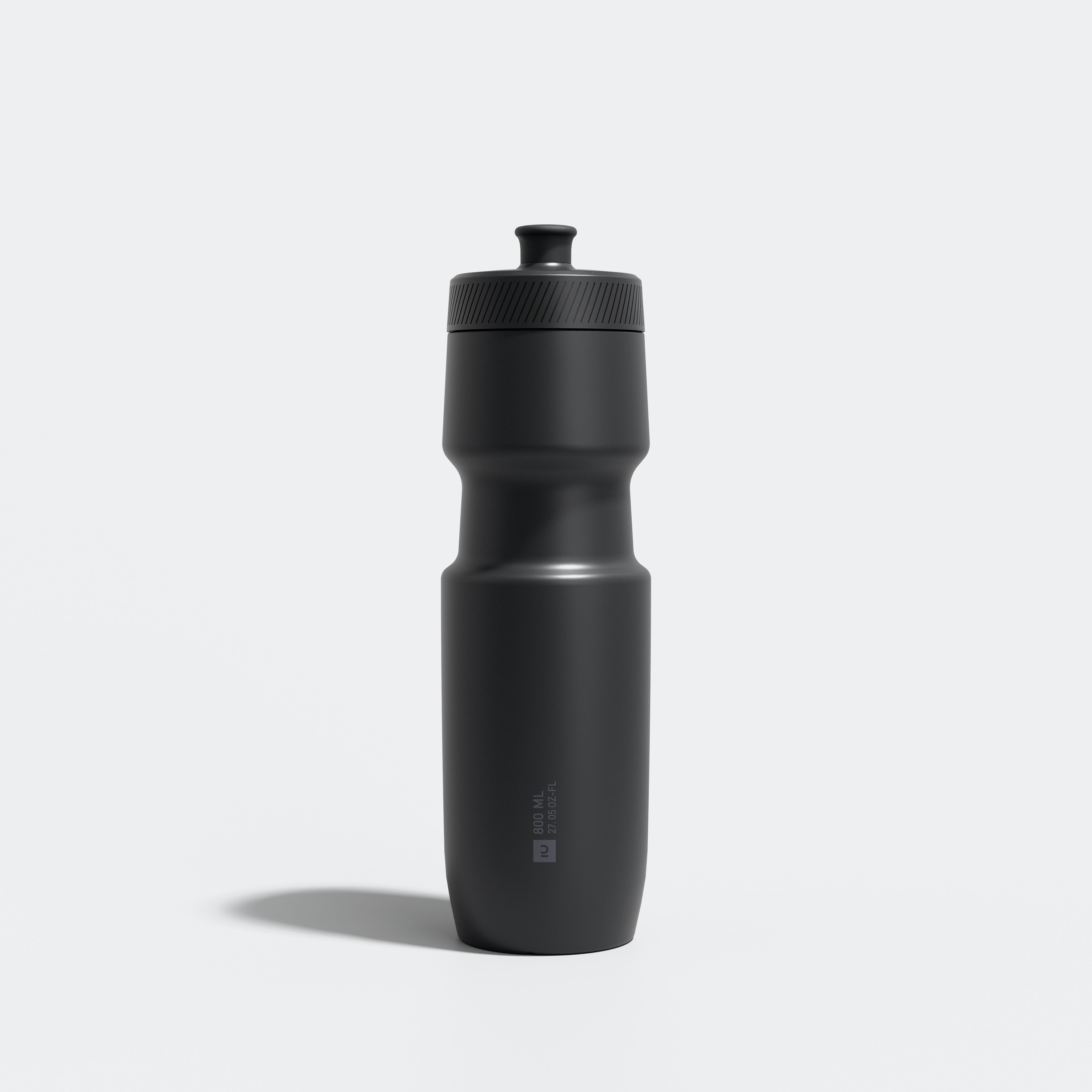 Decathlon UK Triban 800 ml L Cycling Water Bottle Softflow - Black | FREE Click & Collect at Stores and Asda. 365 Days return available.