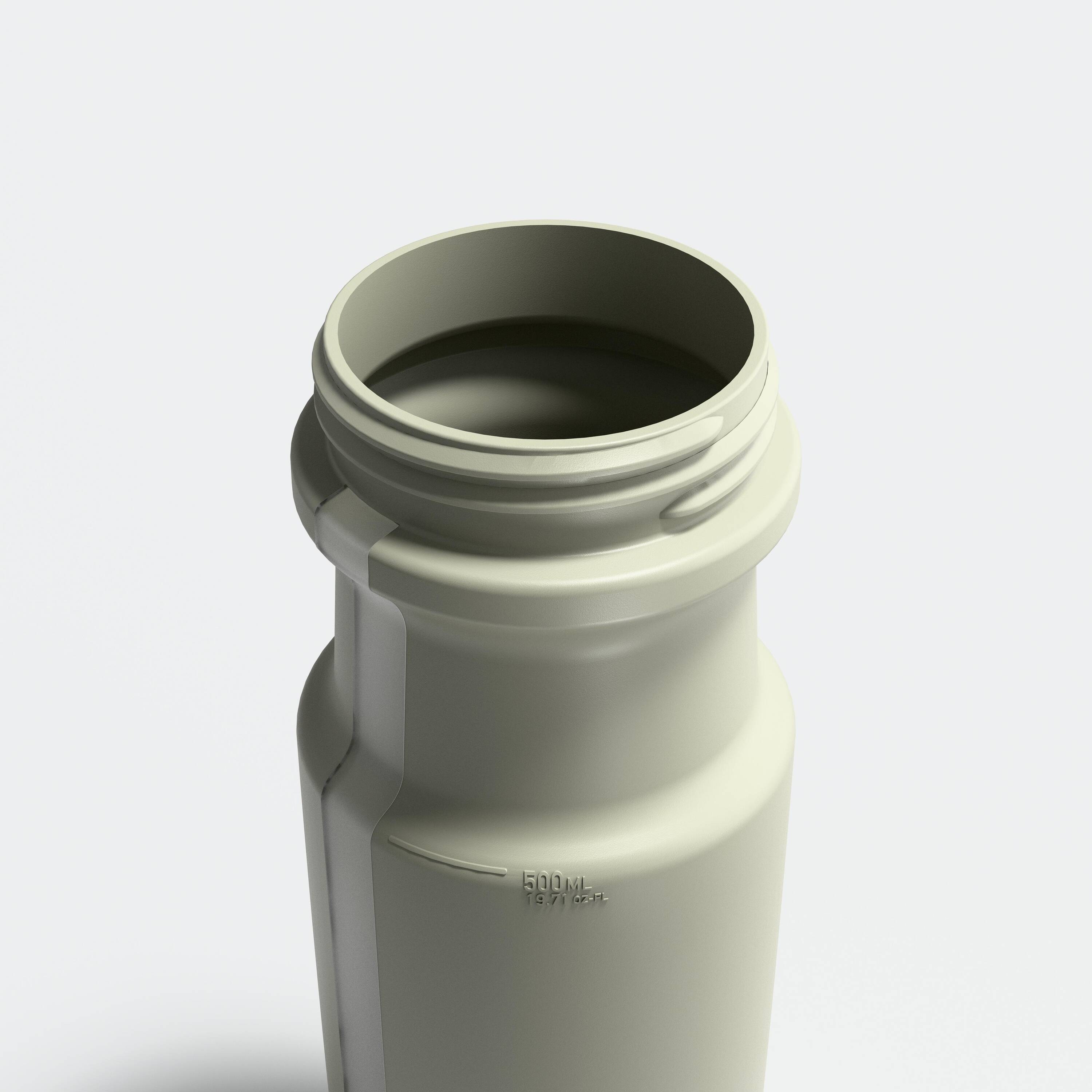 650 ml Cycling Water Bottle SoftFlow M - Khaki -  4