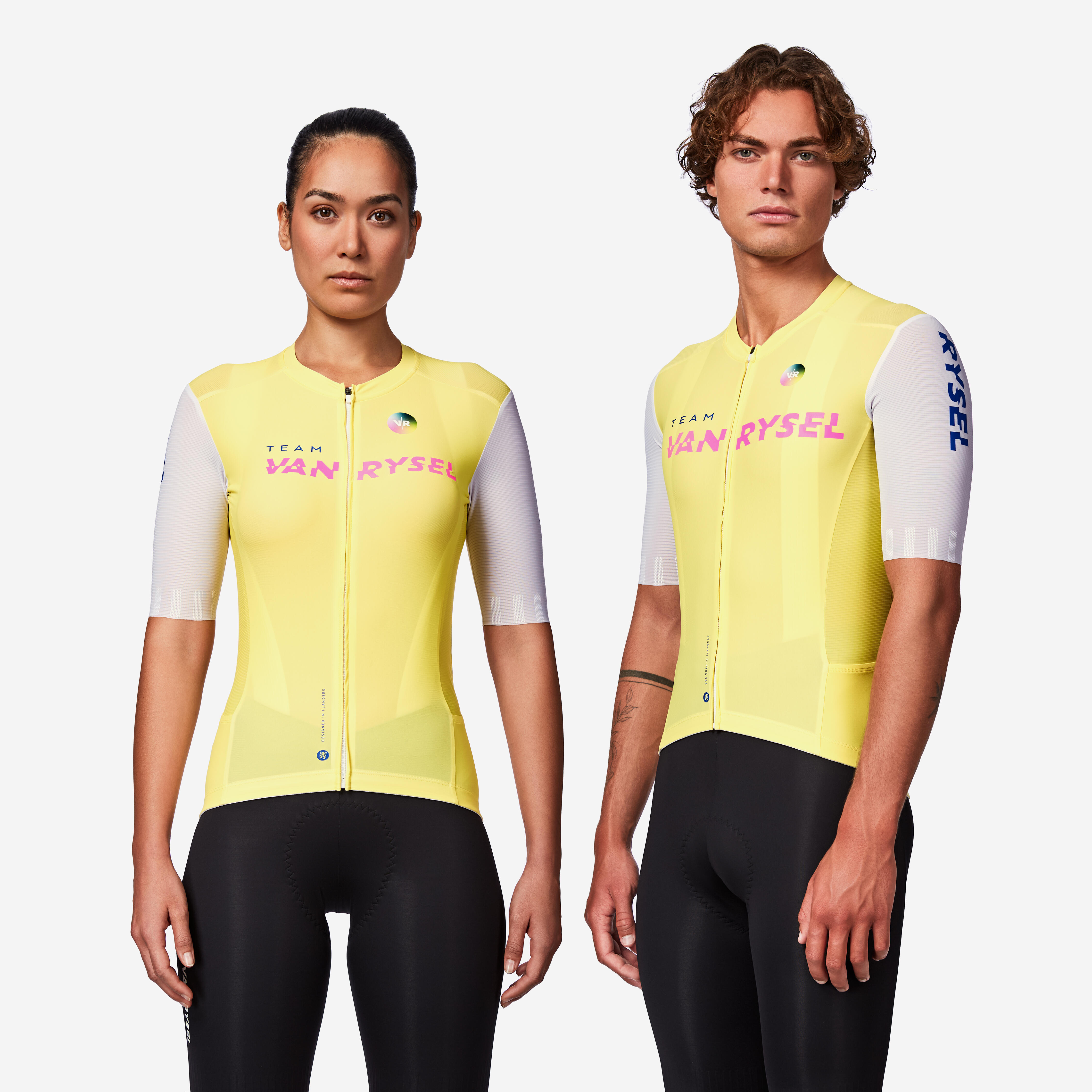Unisex RCR-R 2 Highly Fitted Cycling Jersey - Yellow