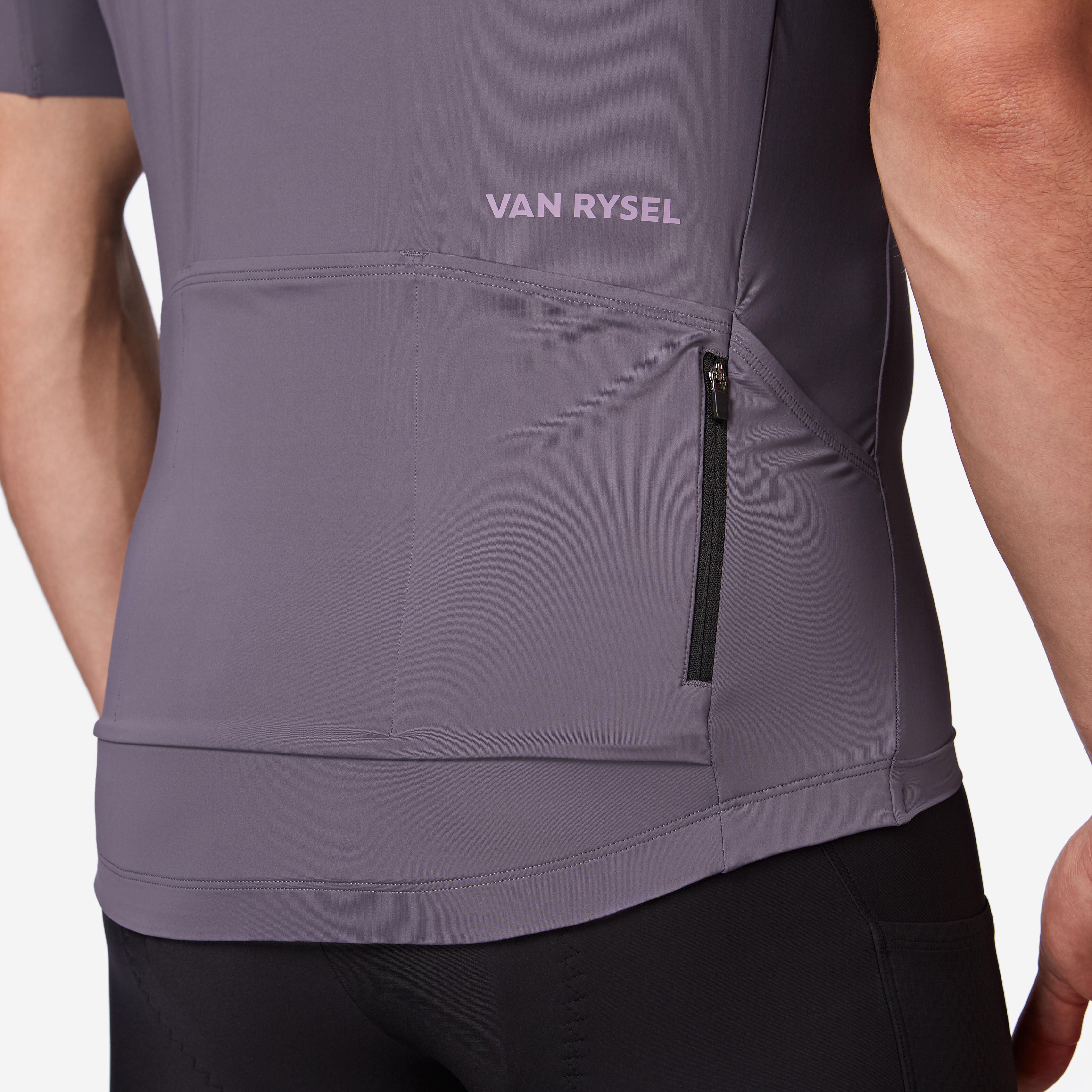 Maillot de vélo de route à manches courtes ajusté homme, EDR 2 - VAN RYSEL