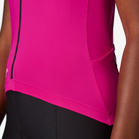 Джерсі жіноче Endurance 2 з короткими рукавами рожеве