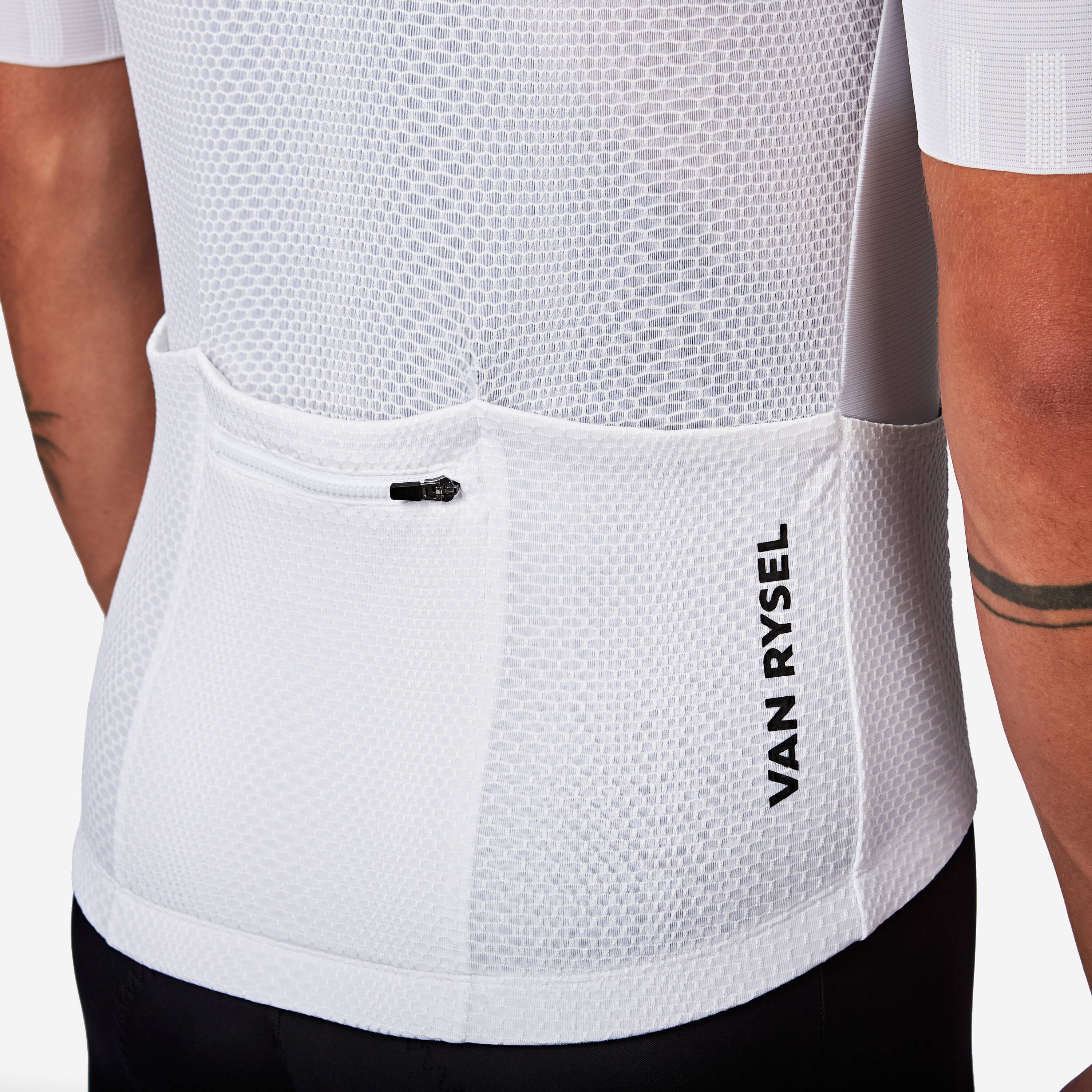 Breathable Short-Sleeved Road Cycling Jersey RCR-R 2 Ultralight-White -  5
