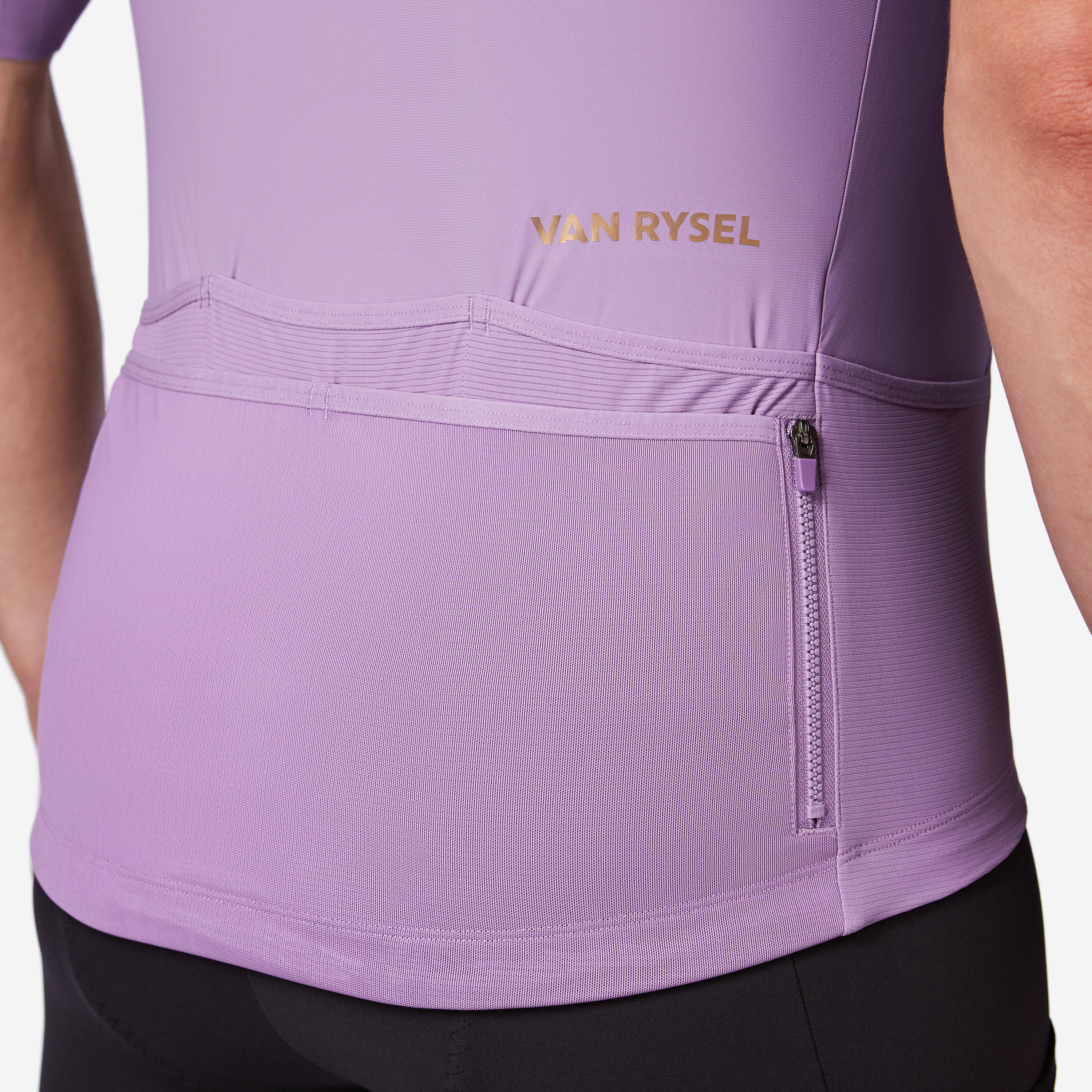 Unisex short-sleeved road cycling jersey for long distance, EDR ULTRA - Purple -  5