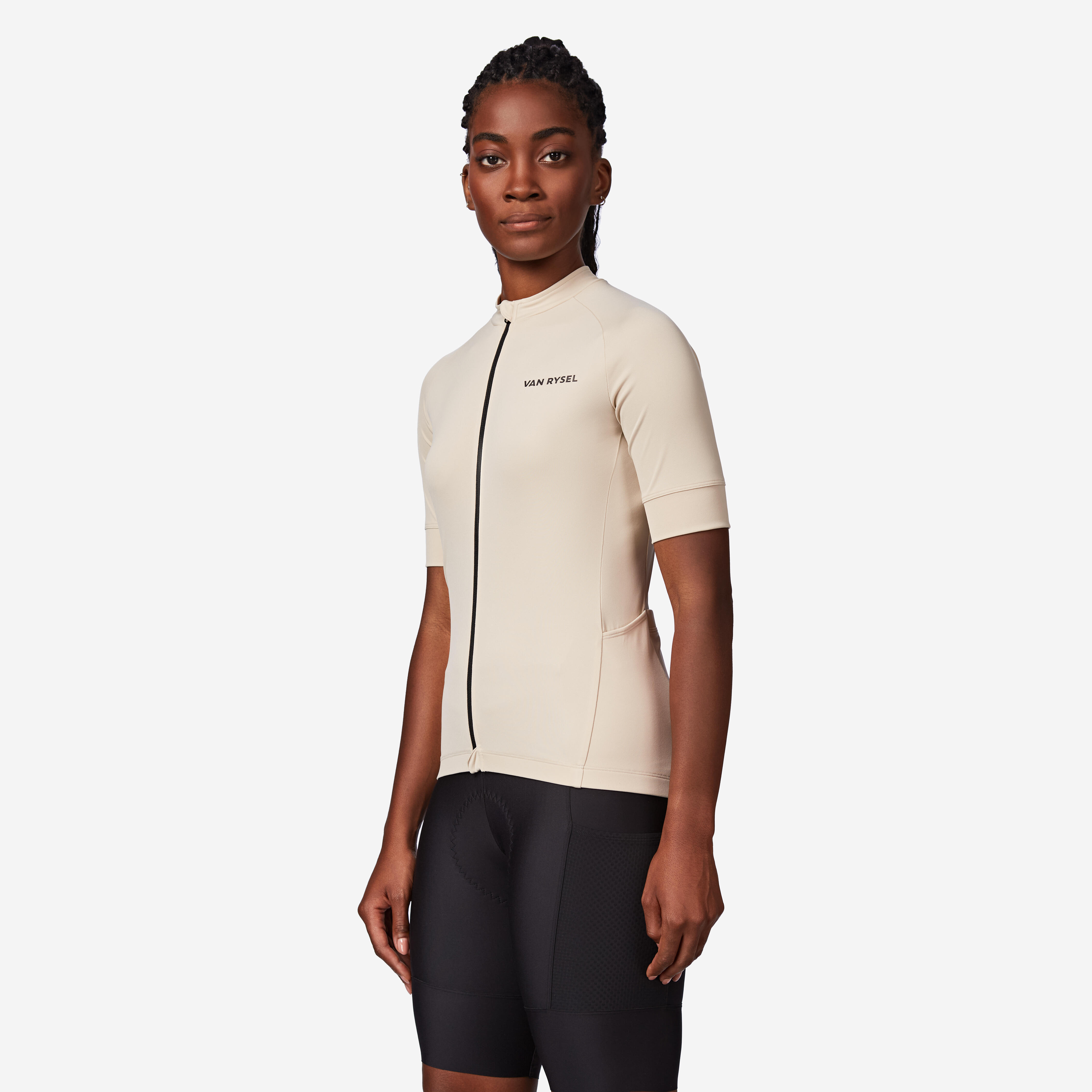 Maillot de vélo de route à manches courtes et coupe régulière femme – Discover - VAN RYSEL