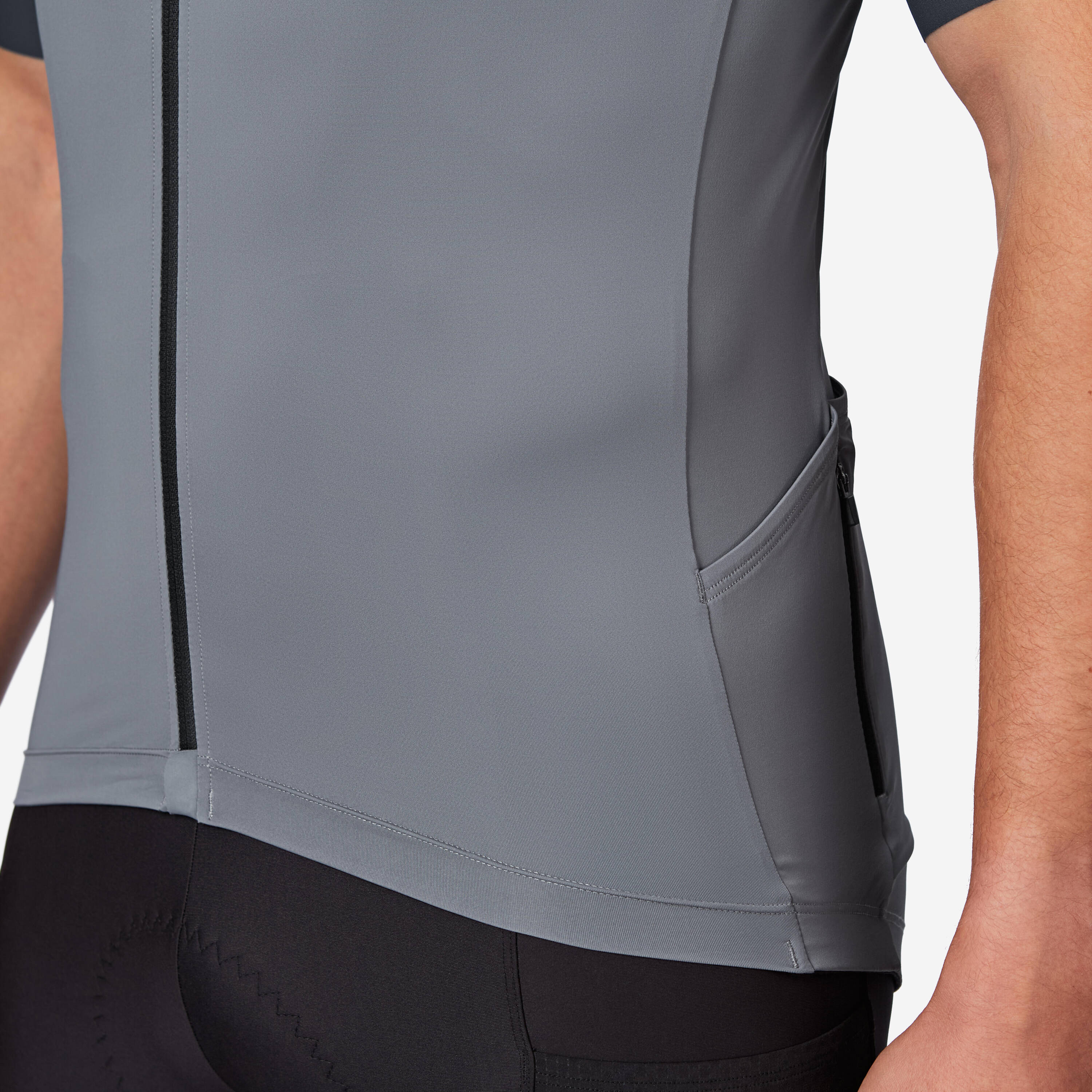 Men Cycling Short Sleeve Jersey EDR 2 - Grey -  4