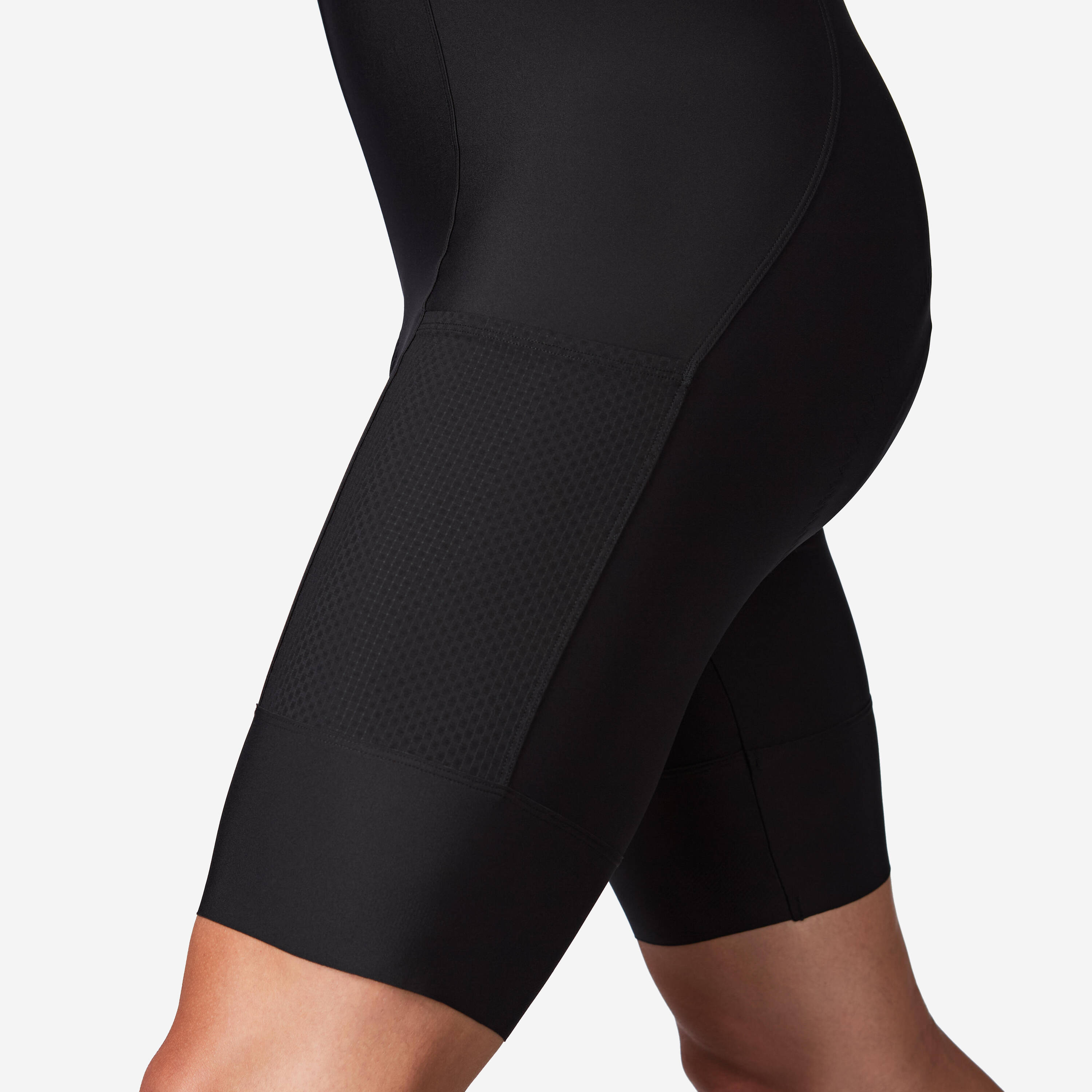 Men's endurance road cycling shorts, EDR black -  4