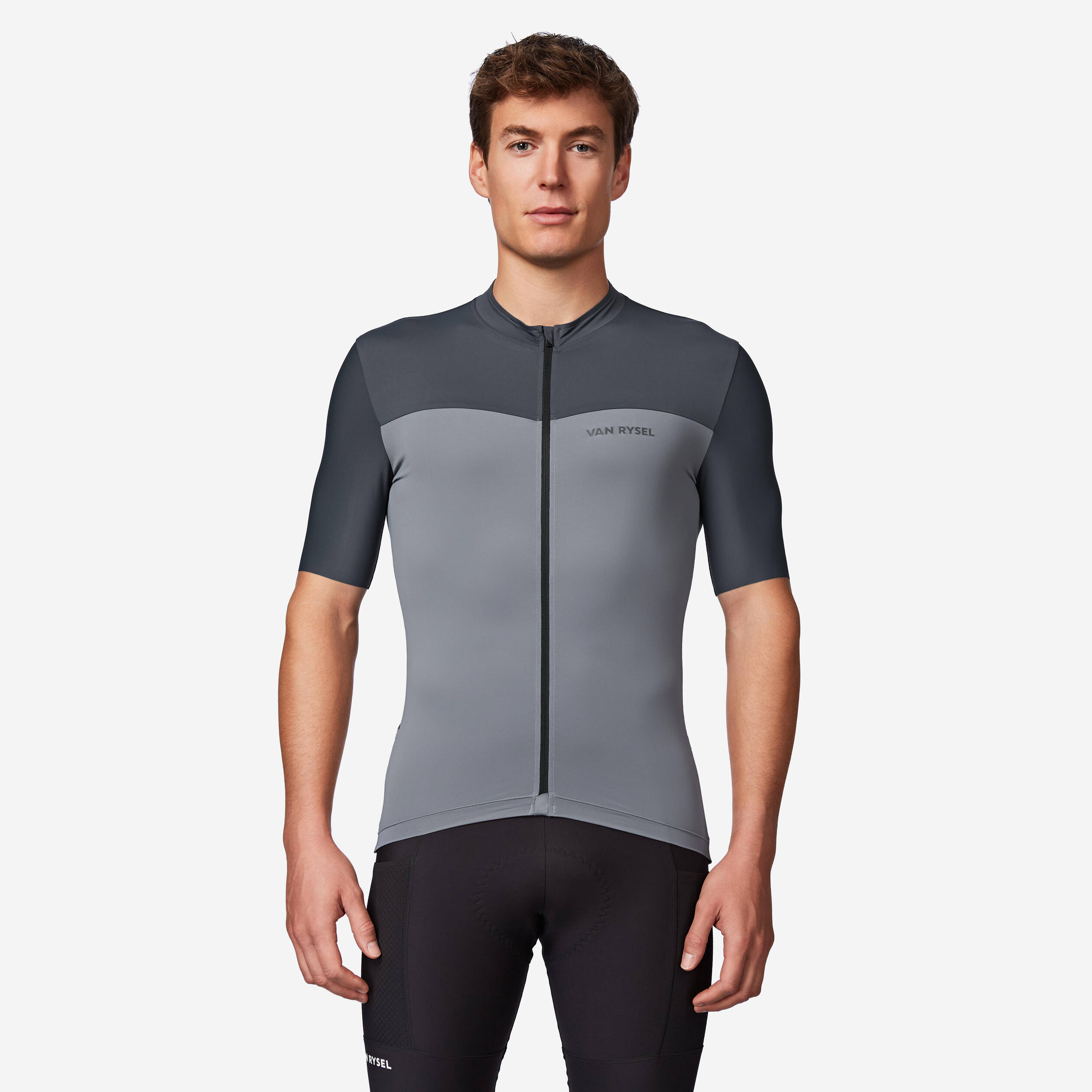 Men Cycling Short Sleeve Jersey EDR 2 - Grey
