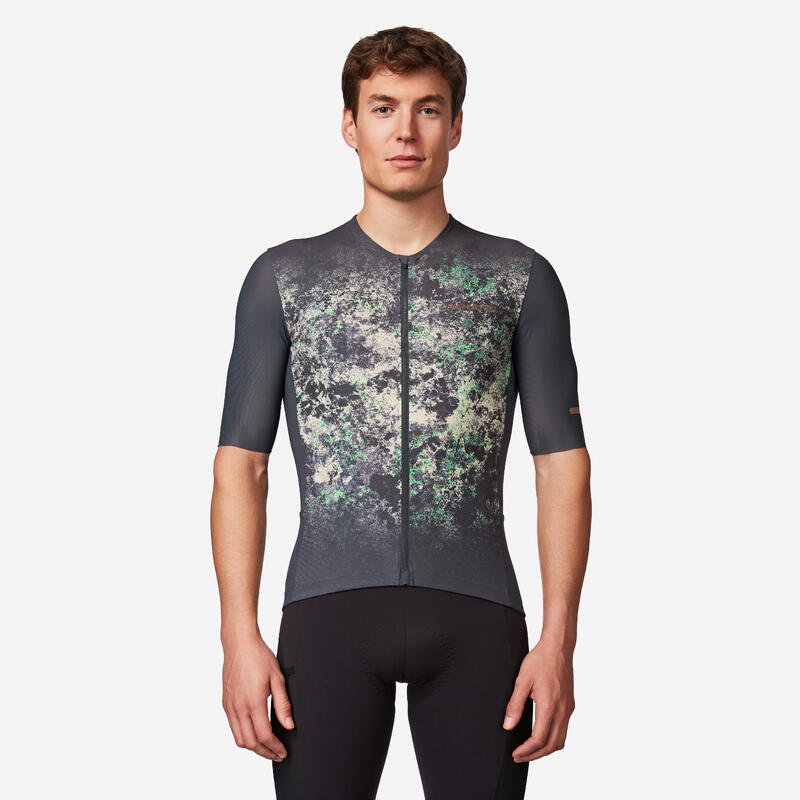 Tricou ciclism șosea distanțe lungi EDR ULTRA Gri Unisex