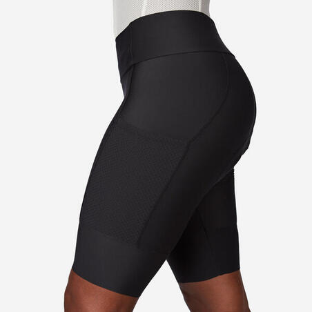 Велошорти жіночі Endurance 2 без бретелей чорні