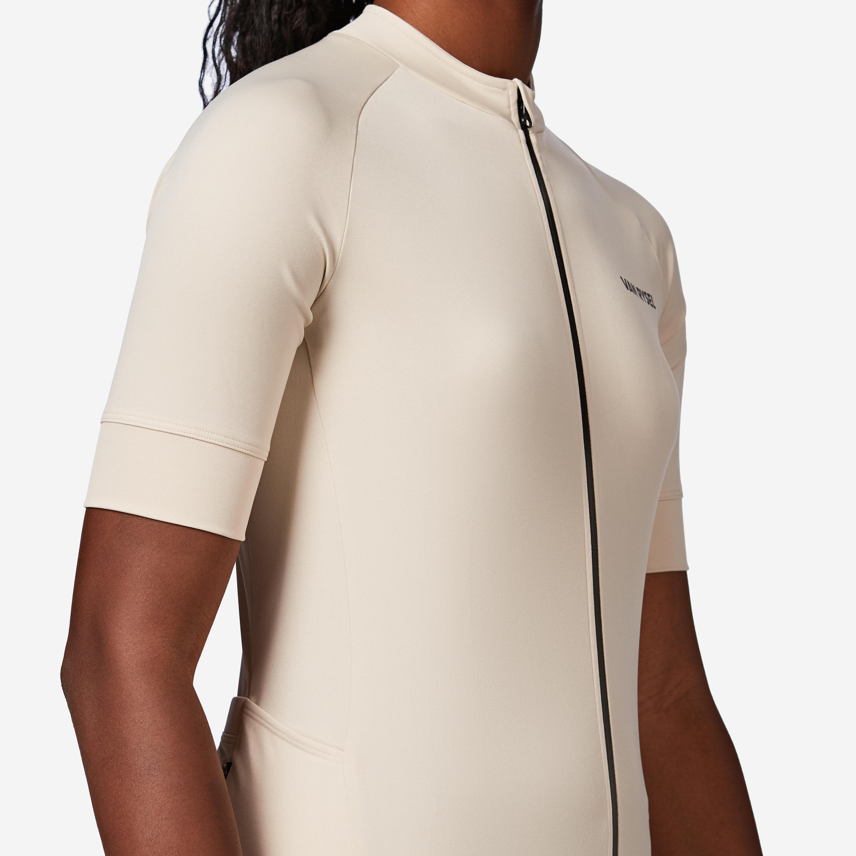 Maillot de vélo de route à manches courtes et coupe régulière femme – Discover 6/7