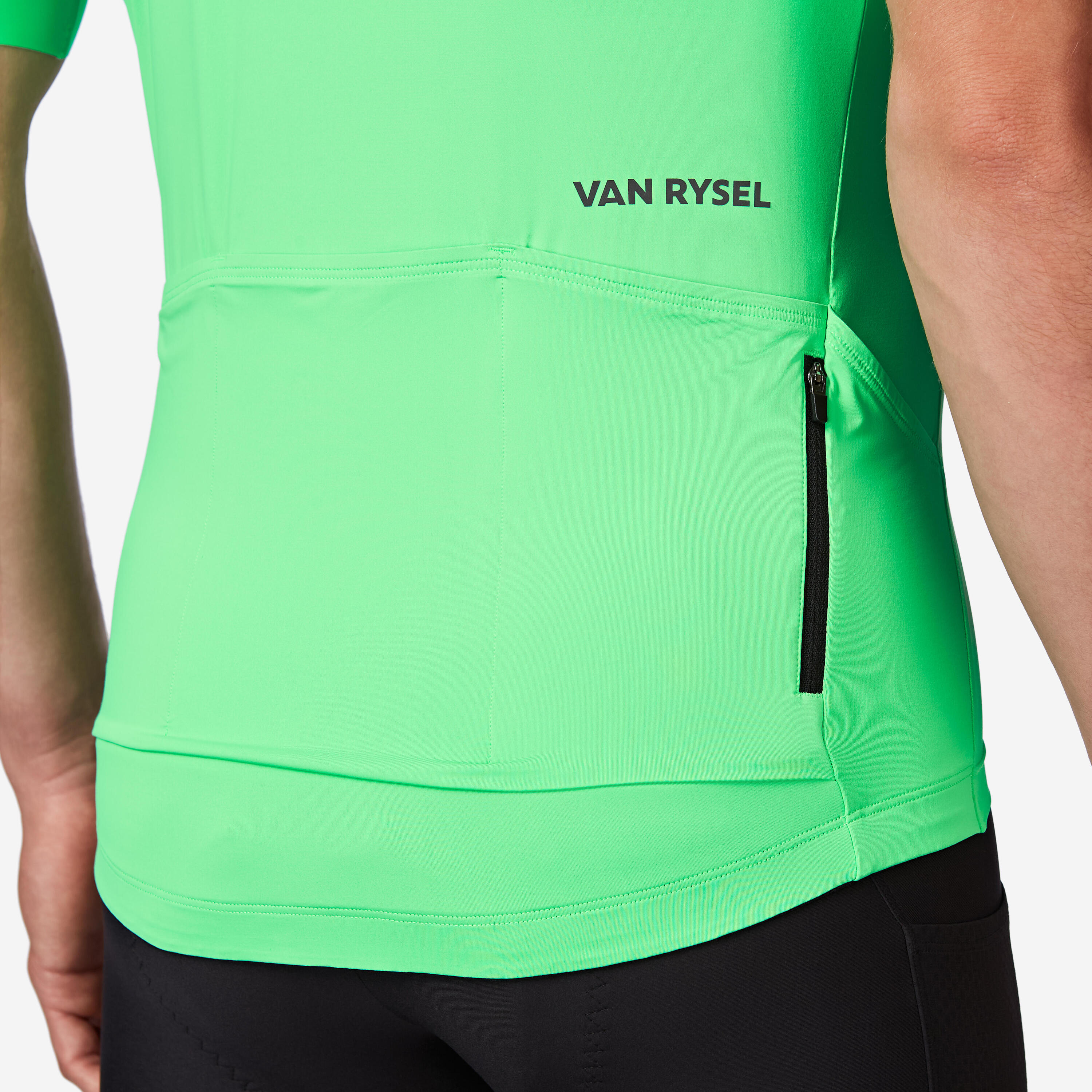 Maillot de vélo de route à manches courtes ajusté homme, EDR 2 4/8