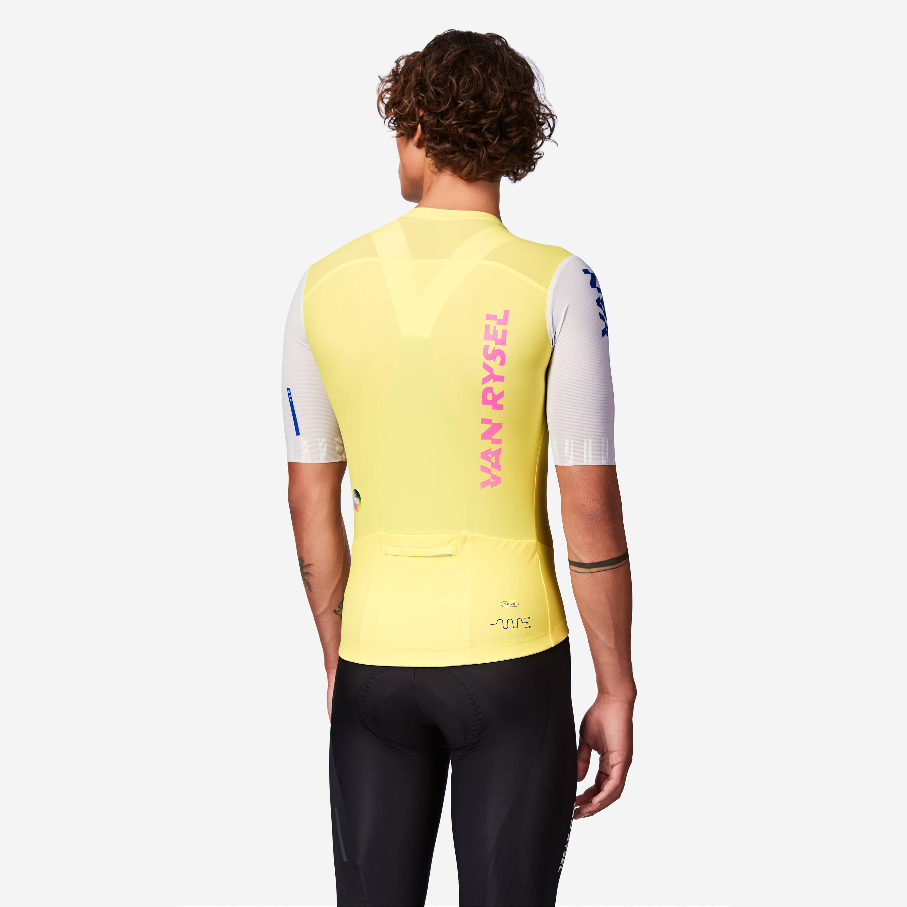 Unisex highly fitted short-sleeved road cycling jersey - RCR-R 2 team -  5