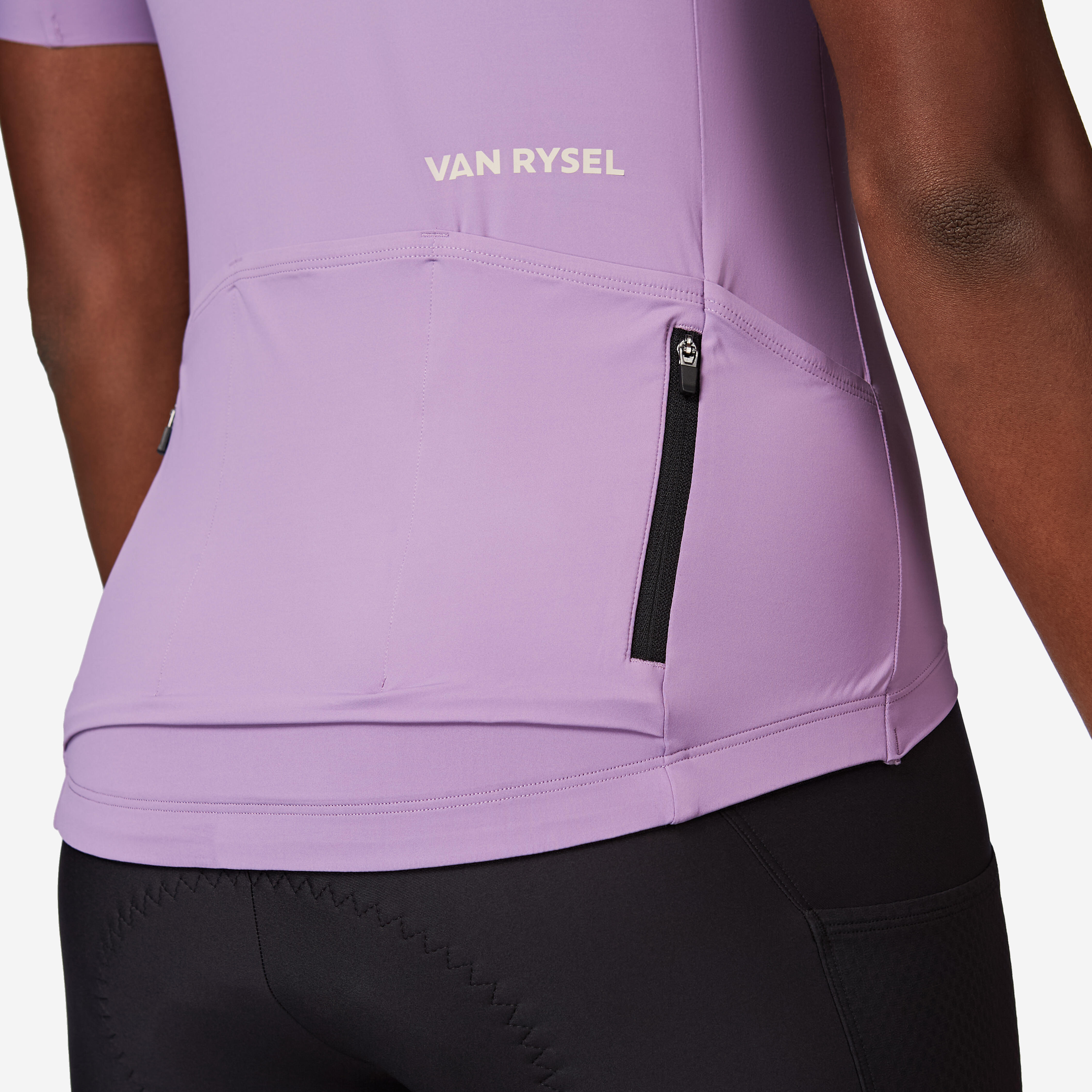 Women's Fitted Short-Sleeved Road Cycling Jersey, EDR 2 - VAN RYSEL