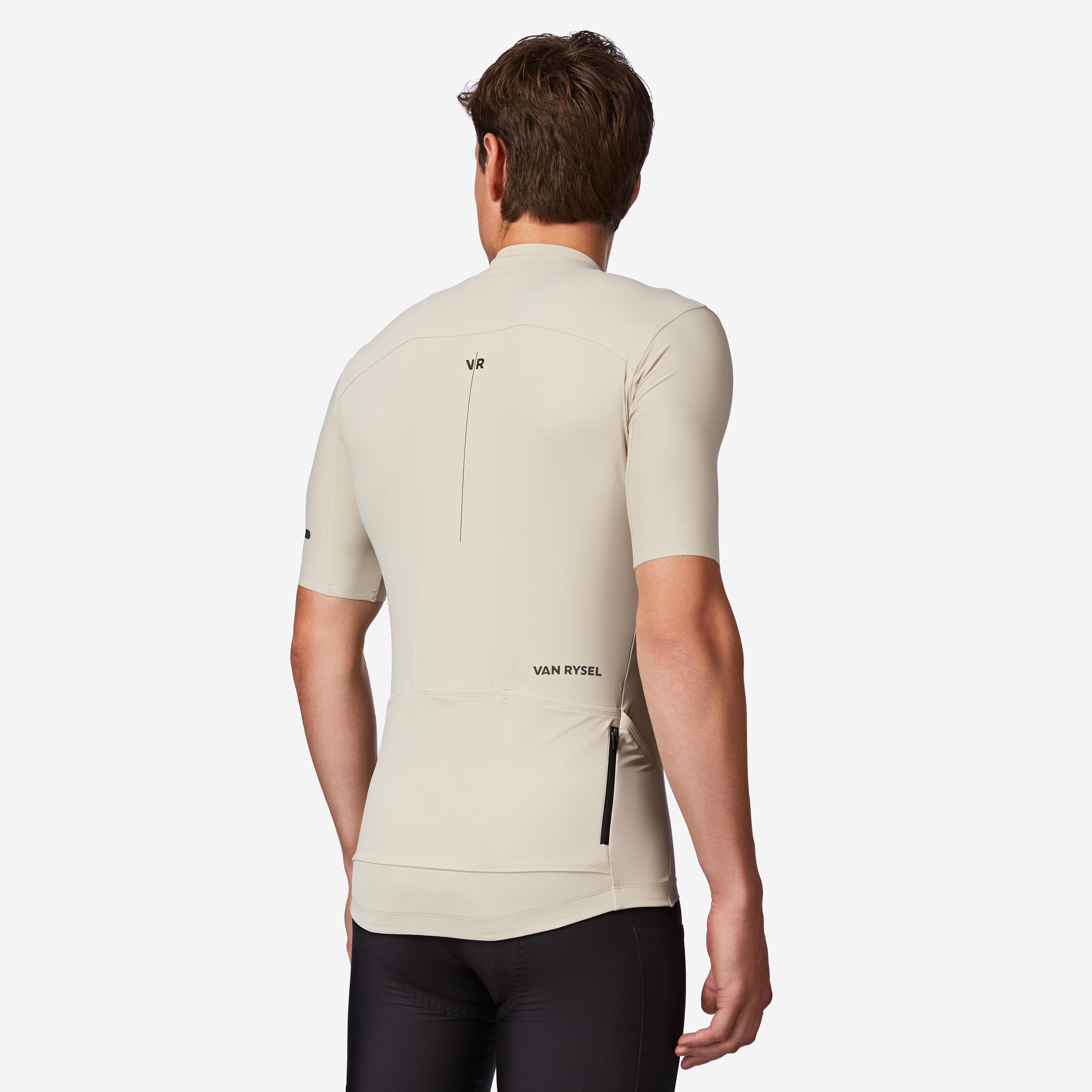Maillot de vélo de route à manches courtes ajusté homme, EDR 2 2/8