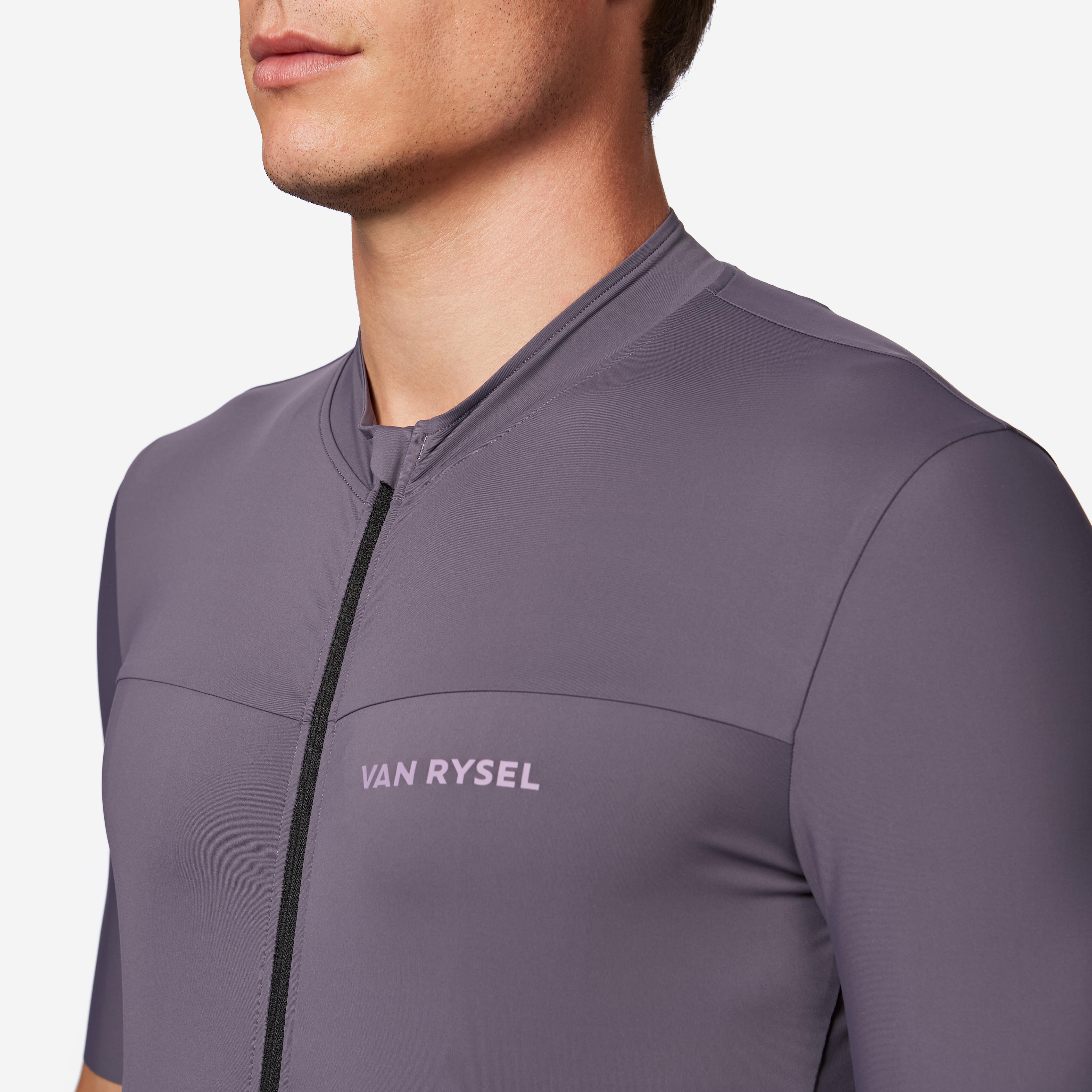 Maillot de vélo de route à manches courtes ajusté homme, EDR 2 - VAN RYSEL