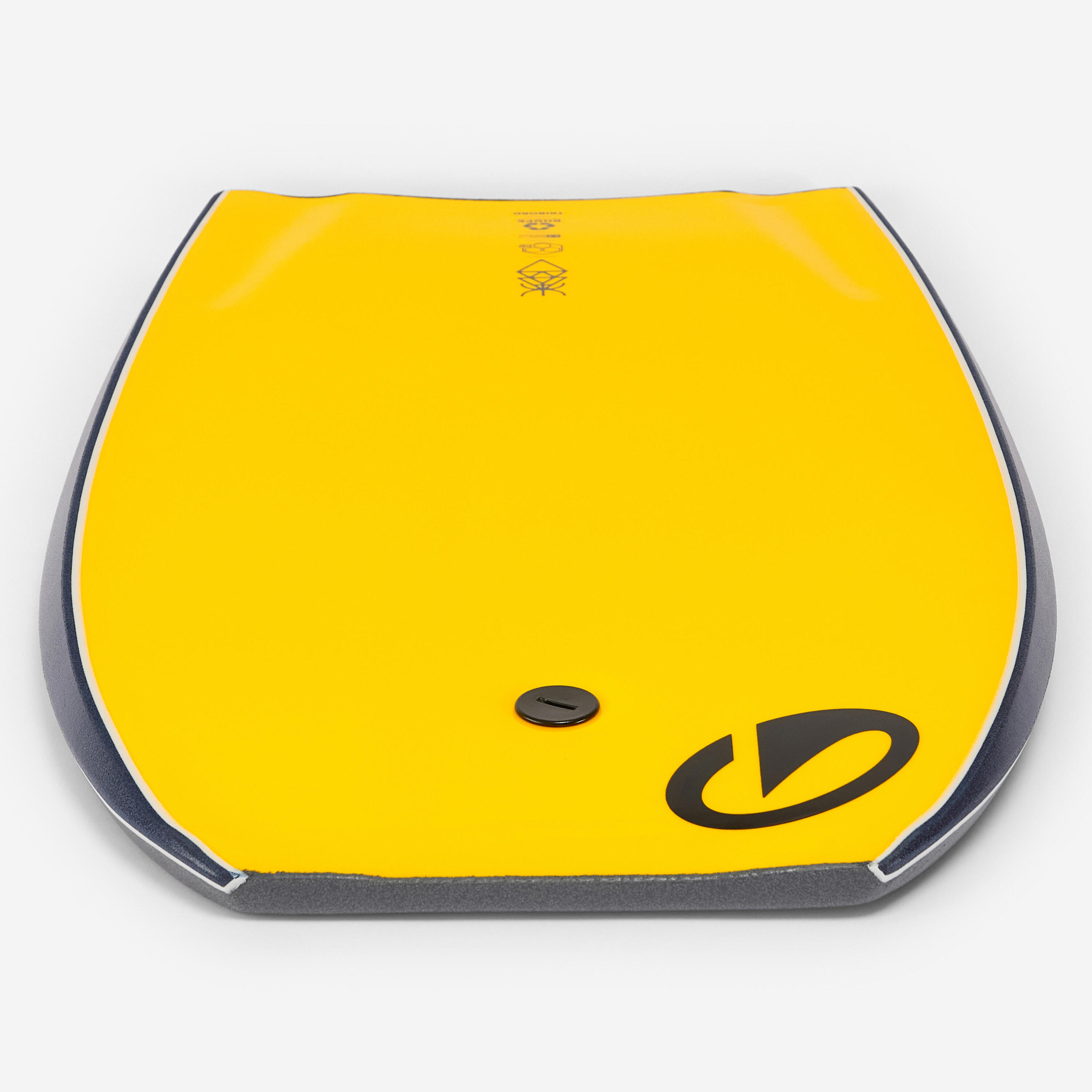 Bodyboard BB 500 confirmé Double stringer - Grey yellow Jaune gris 4/7