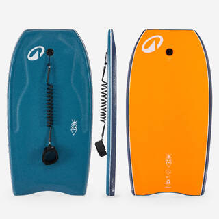 Bodyboard 500 blue/orange with leash