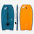 Bodyboard 500 bleu / orange avec leash
