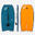 Bodyboard 500 Albastru/Portocaliu cu leash