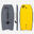Bodyboard BB 500 mediu Stringhere duble Gri-Galben
