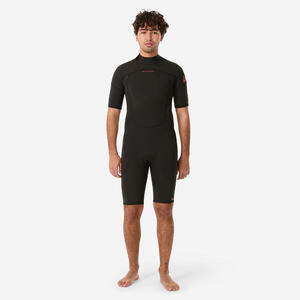 Traje Shorty Surf Quiksilver Prologue Hombre Negro Neopreno 2 mm Manga Corta